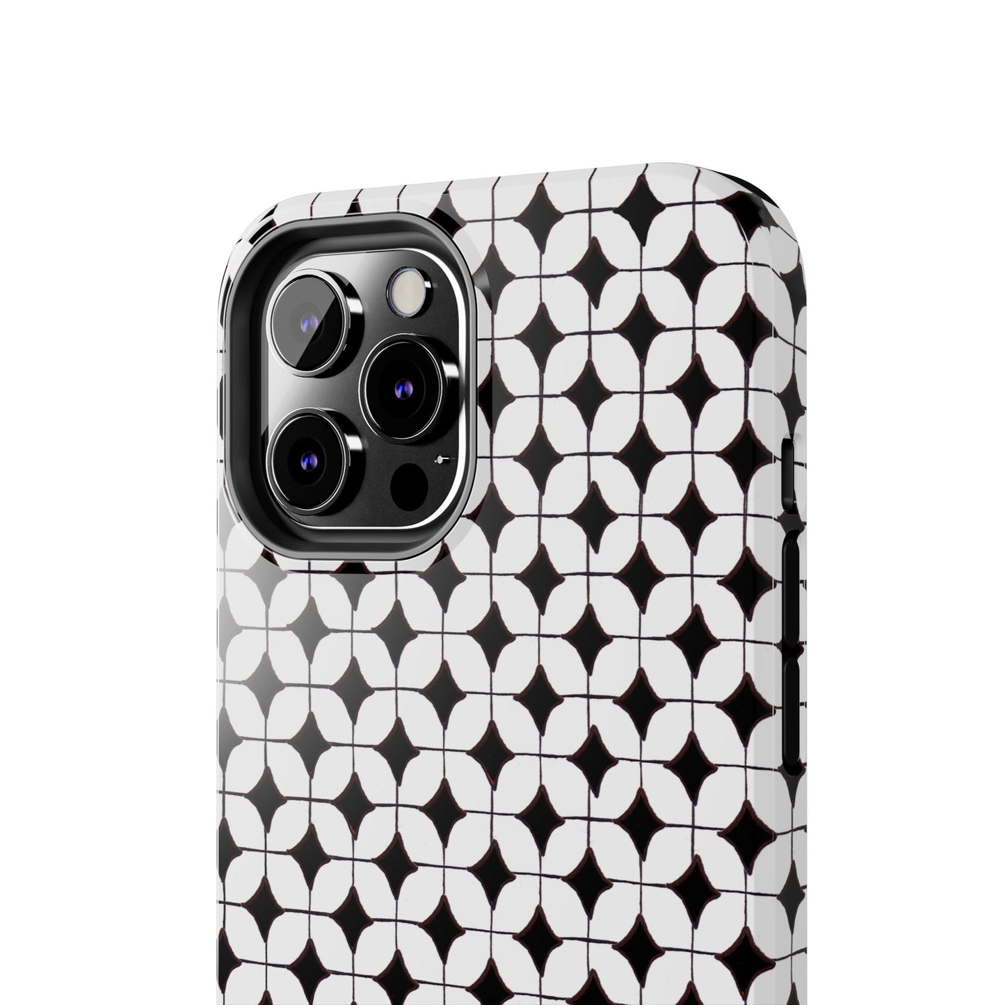Tile-ish Black Phone Case