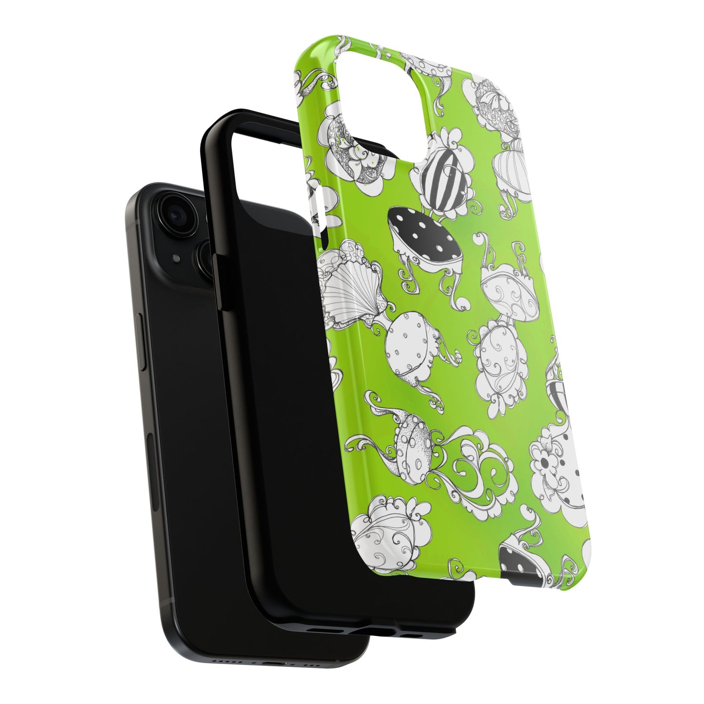 Bistro Chairs Lime Phone Case