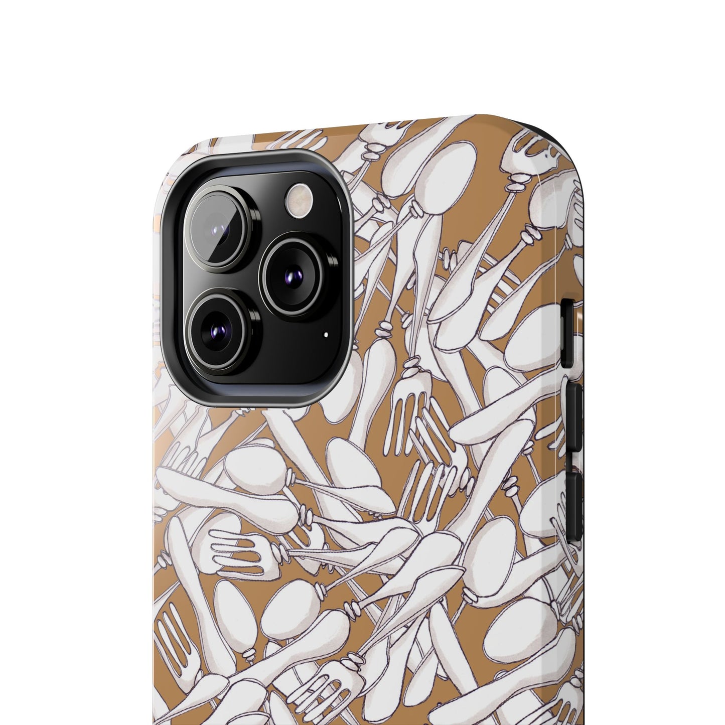 Silverware Wars Brown Phone Case