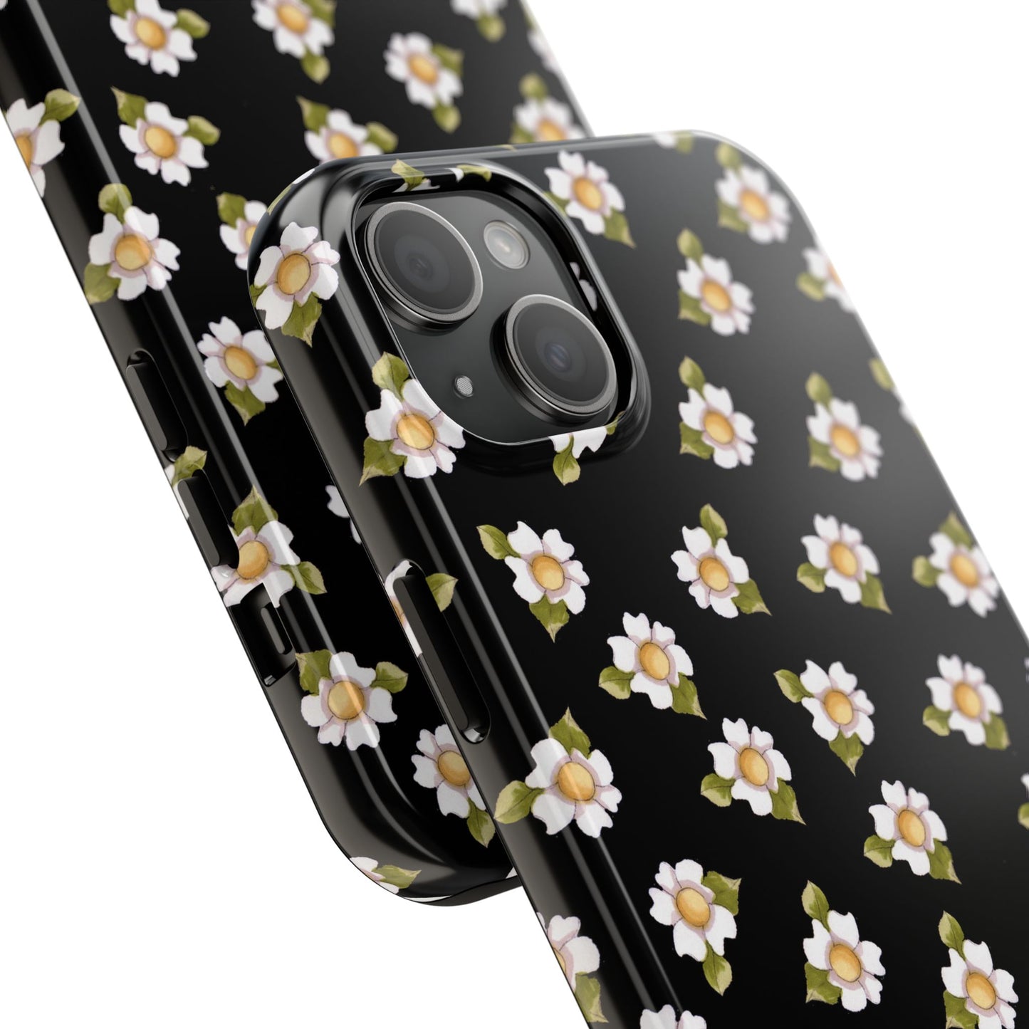 Daisies Black Phone Case