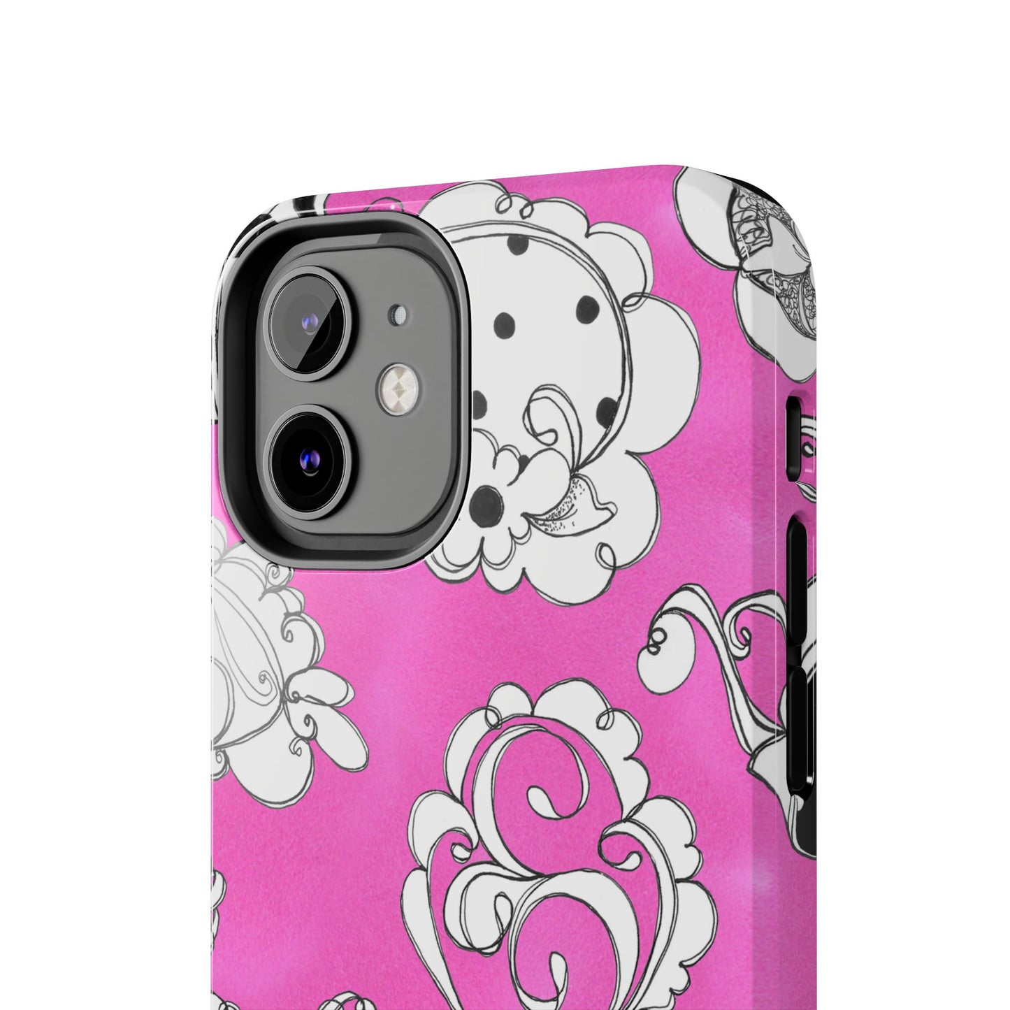 Bistro Chairs Pink Phone Case