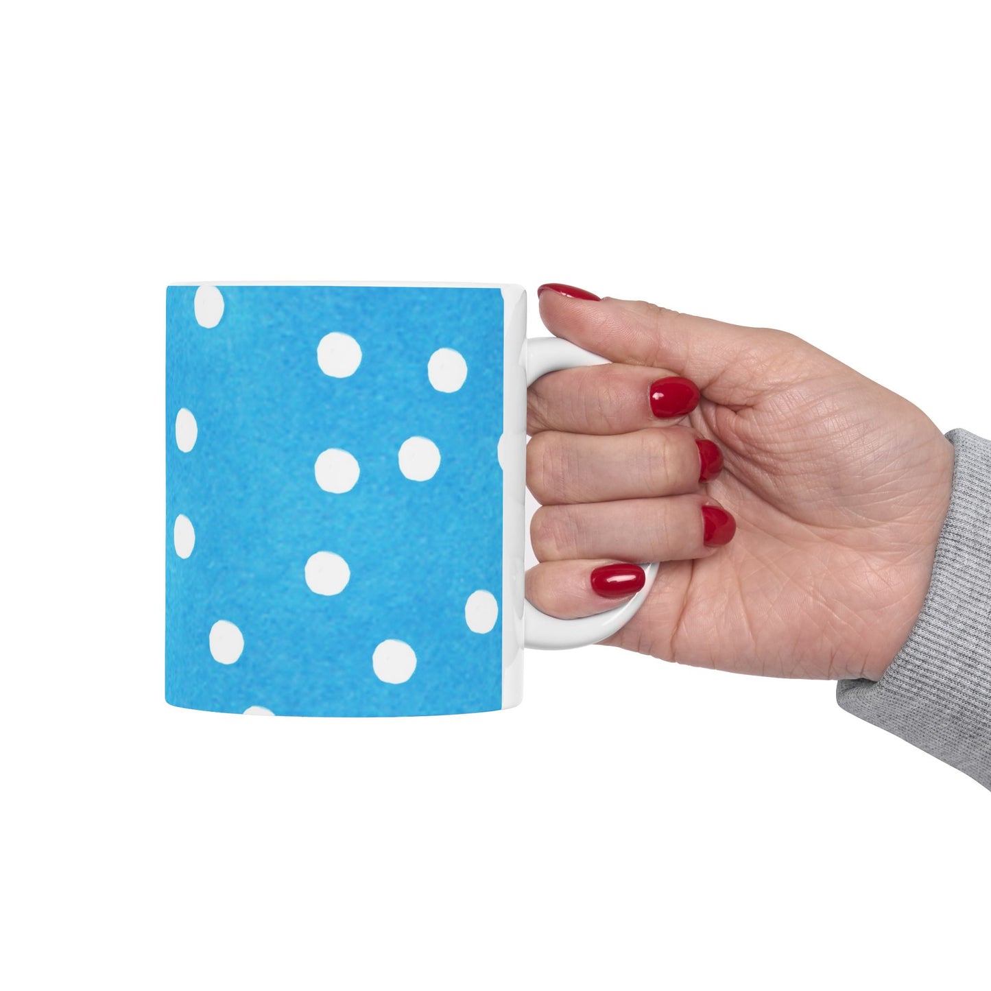 Plump Dots Turquoise Cup