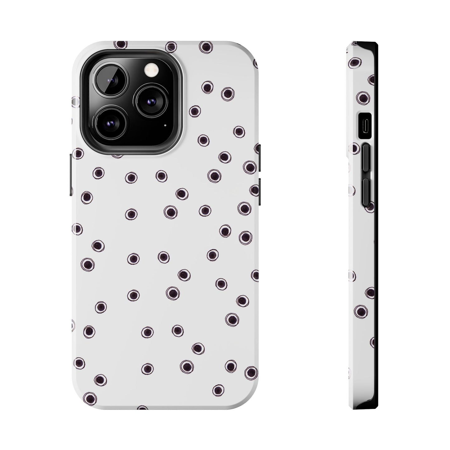 Halo Dots White Phone Case