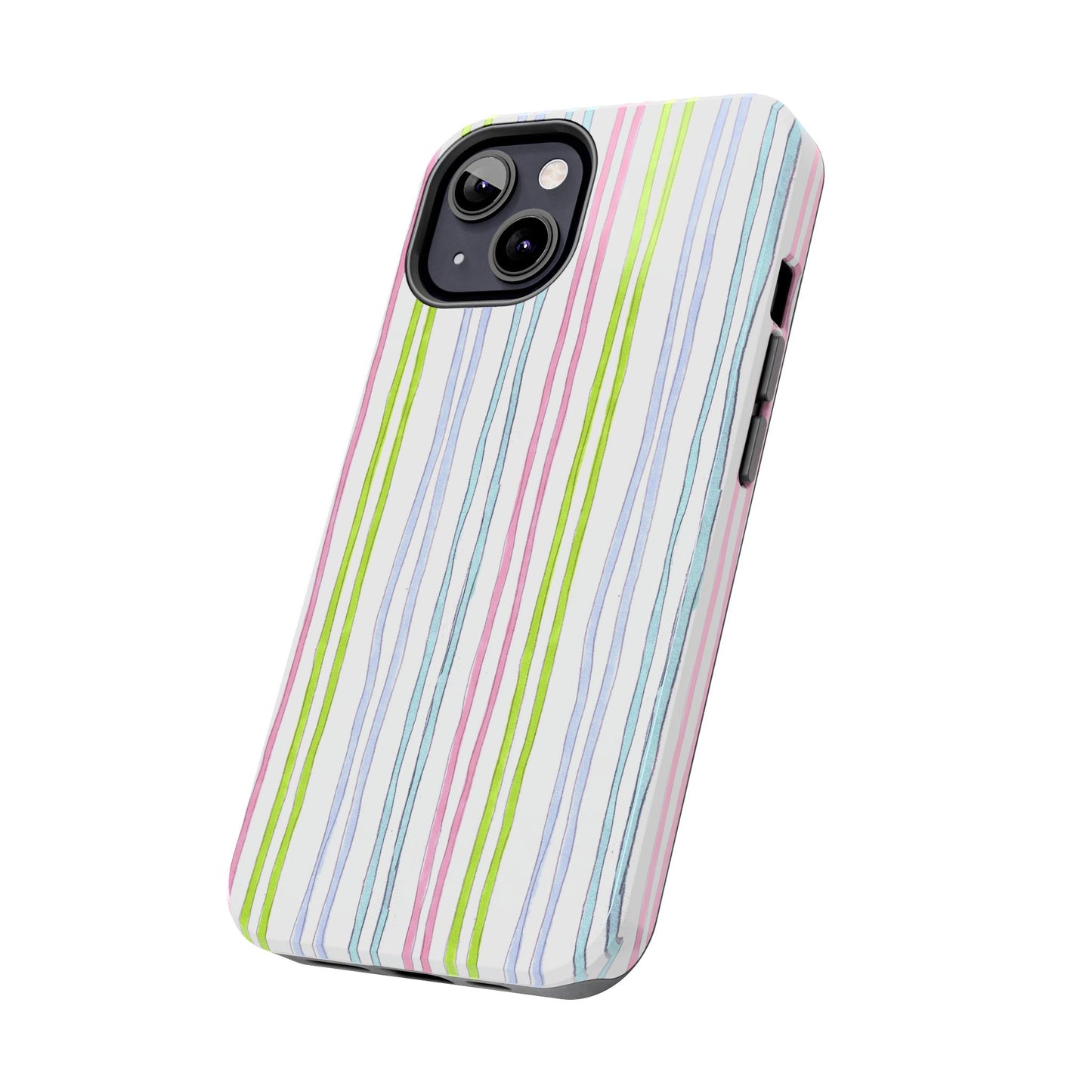 Belle Stripe White Phone Case