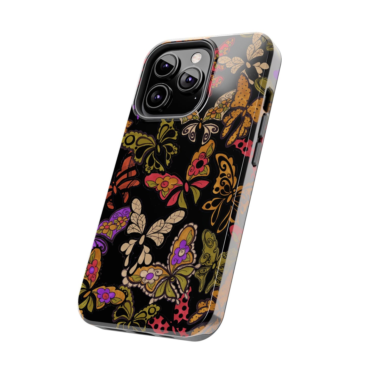 Flighty Black Phone Case
