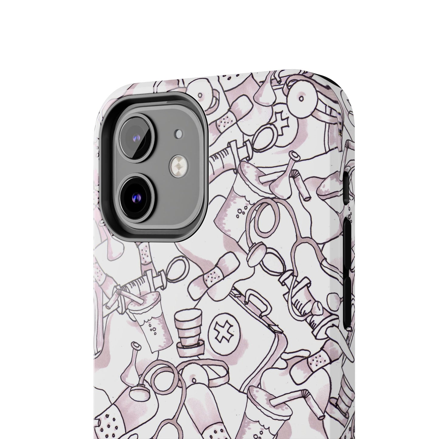 Med Stuff White Phone Case