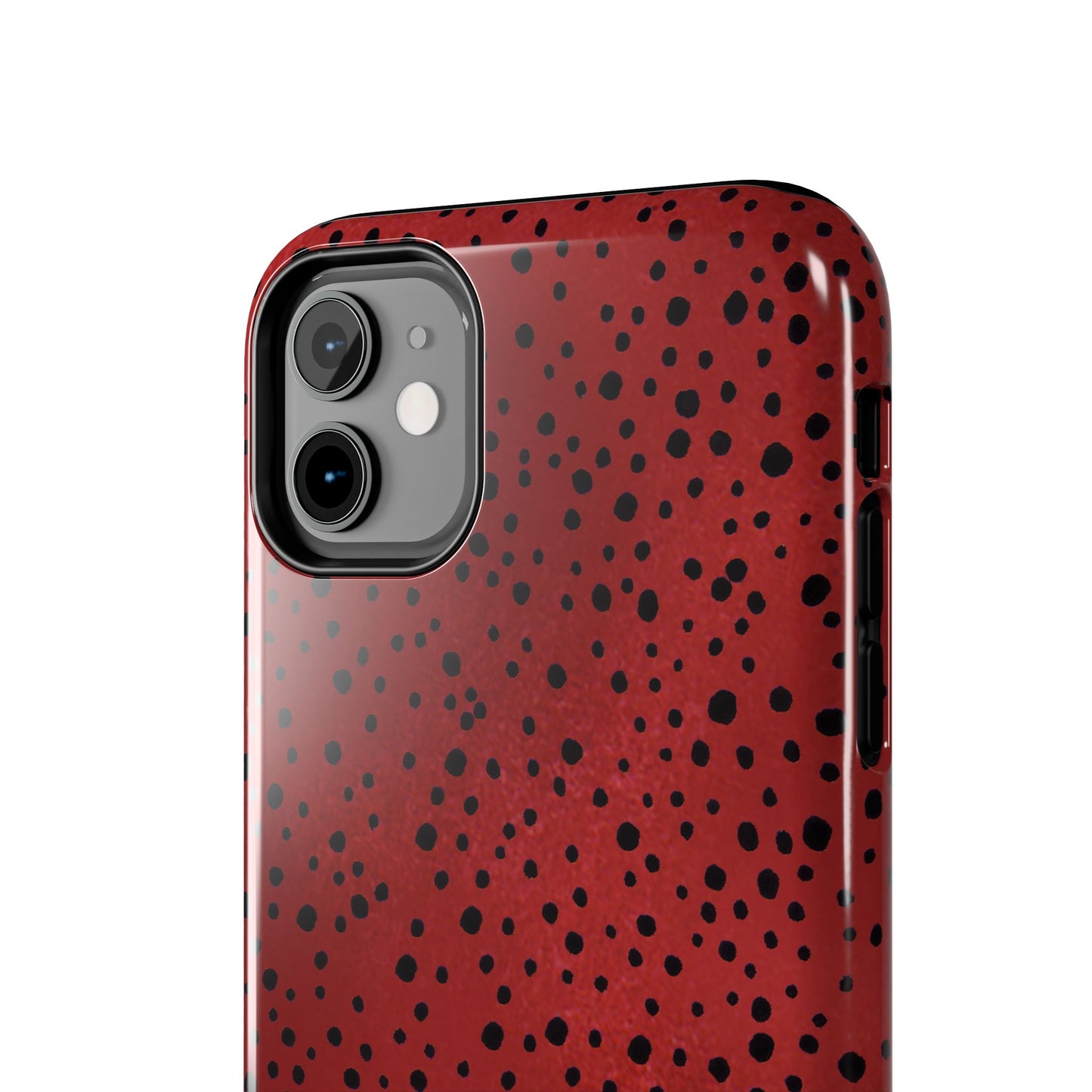 Pepper Dots Red / Black Phone Case