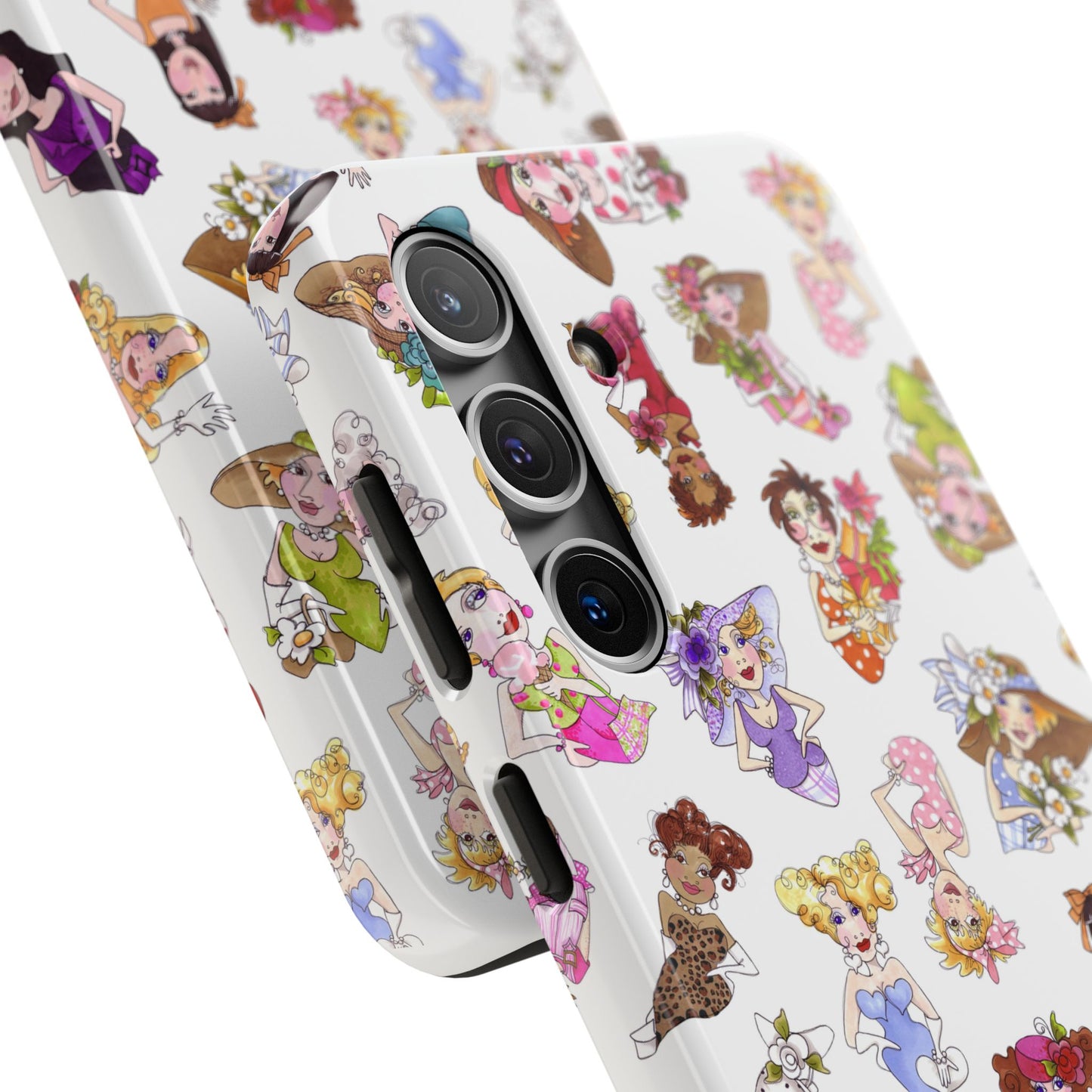 Fast Women Tossed White Phone Case