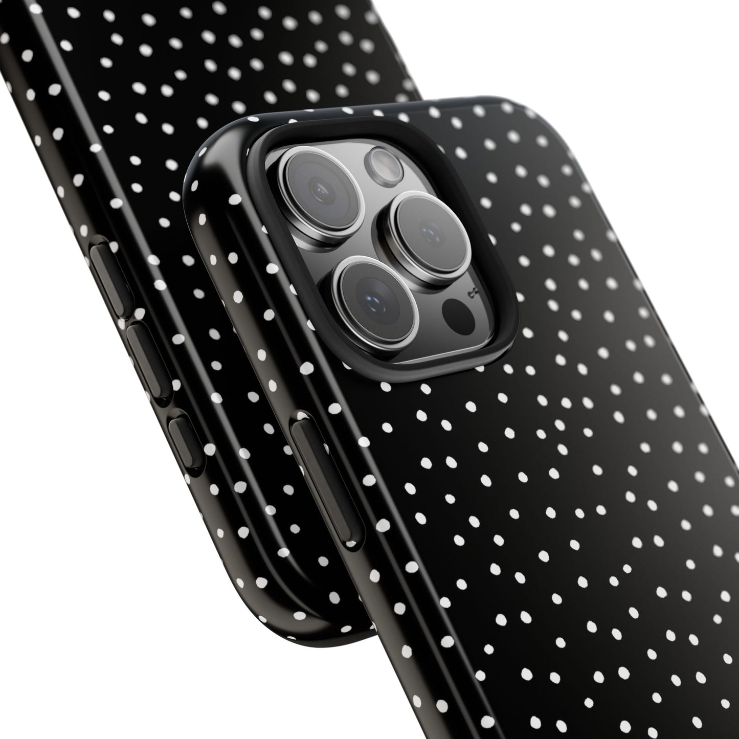 Dinky Dots Black / White Phone Case
