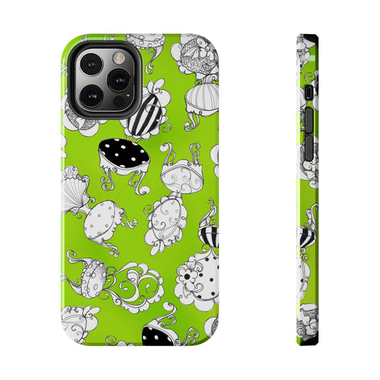 Bistro Chairs Lime Phone Case
