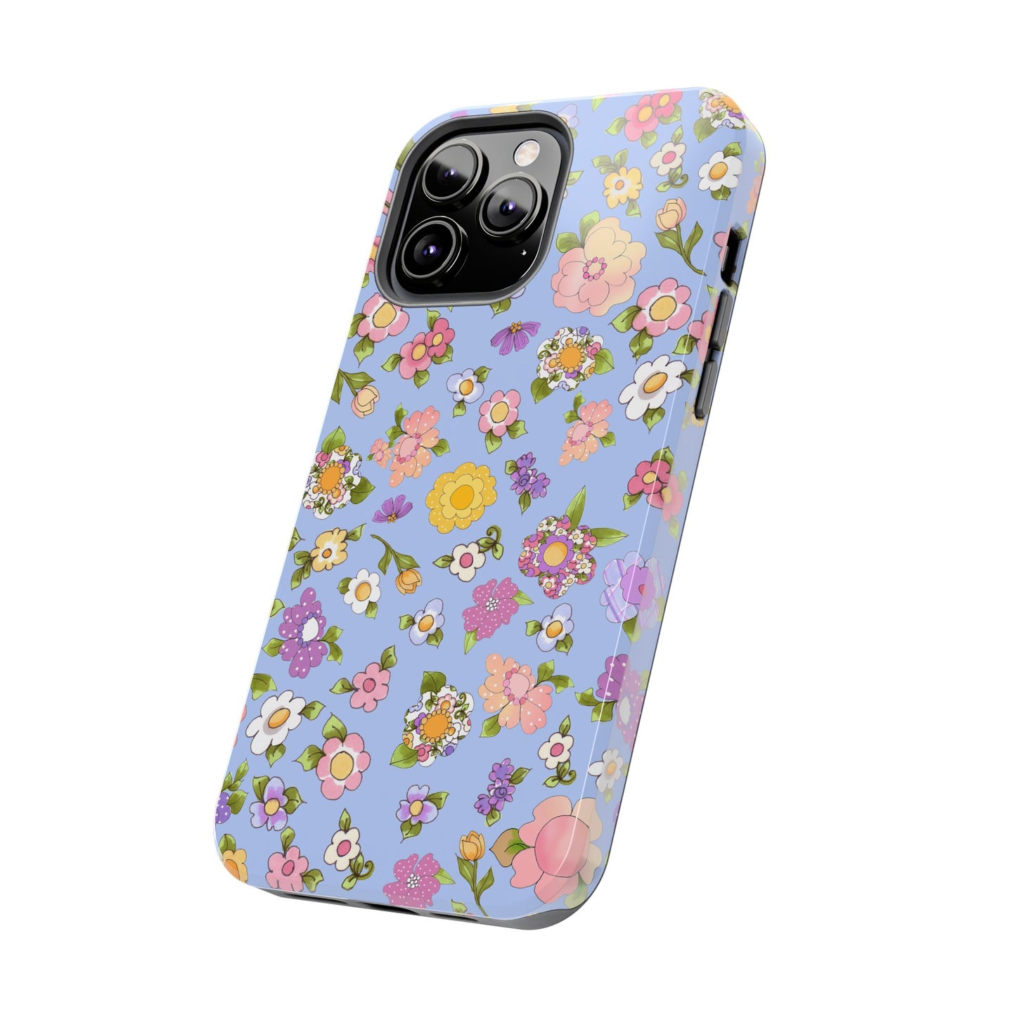 Flowery Blue Phone Case