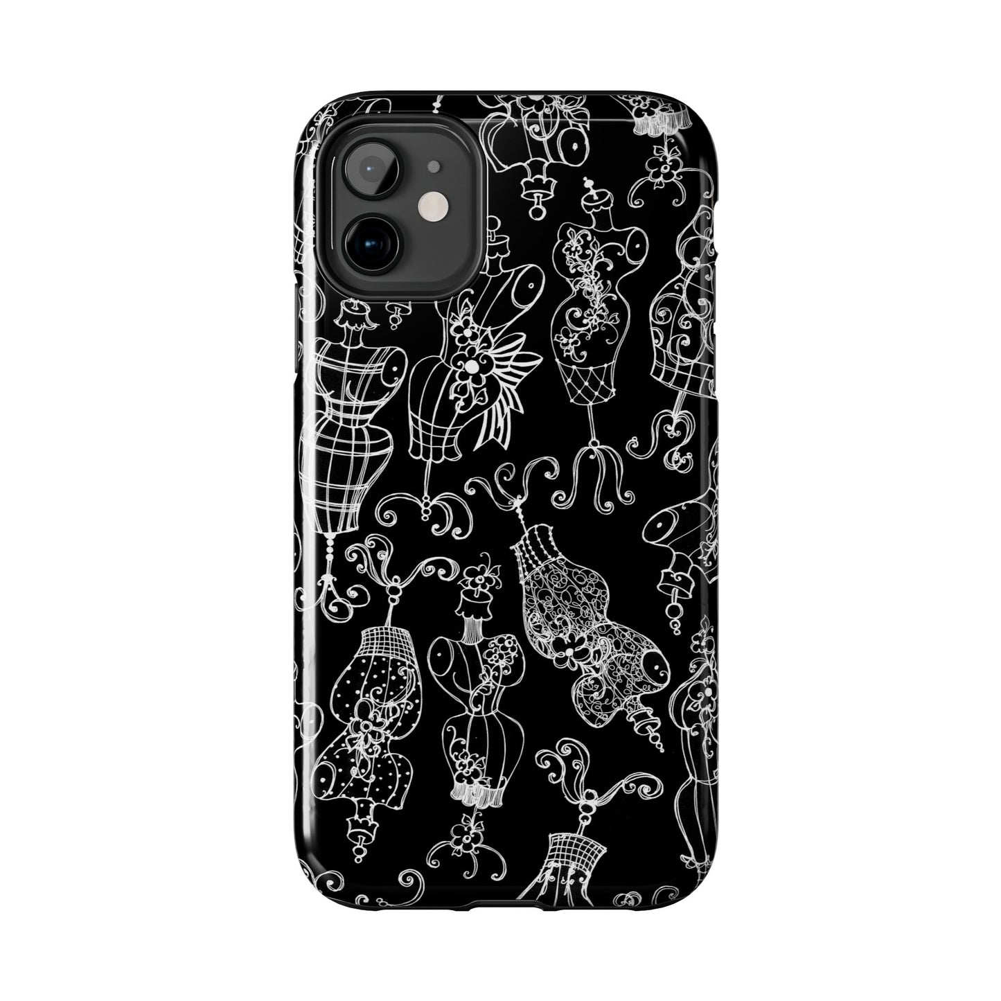 Mannequinique Black / White Phone Case