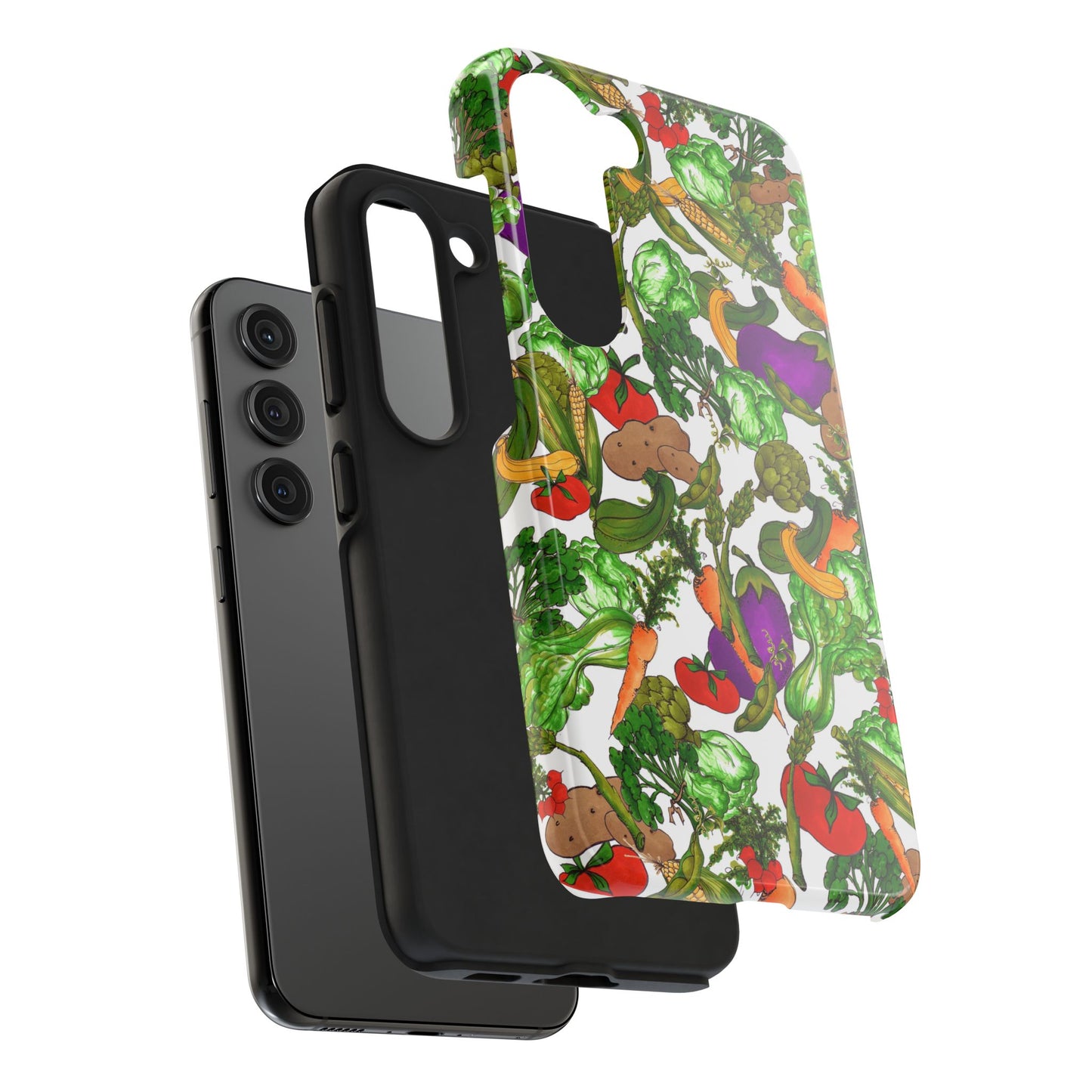 Veggie Jungle White Phone Case