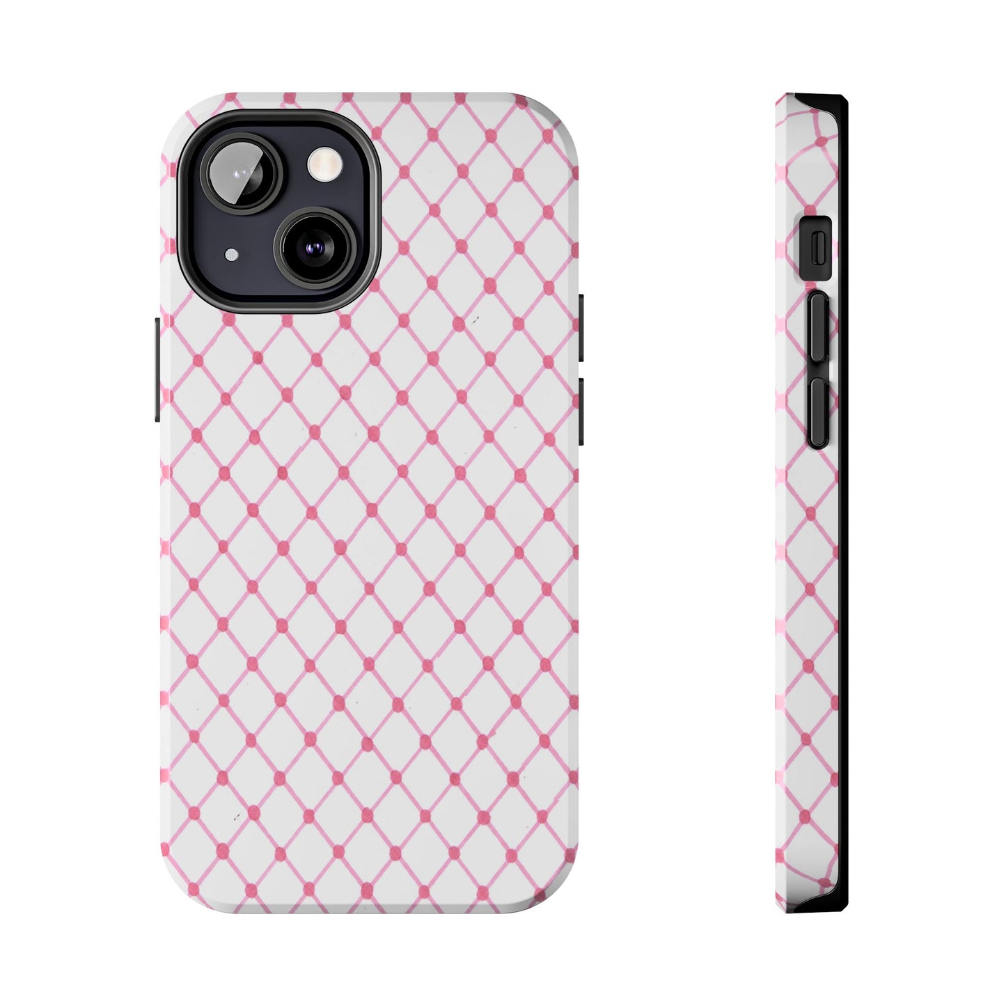 Diamond White / Pink Phone Case