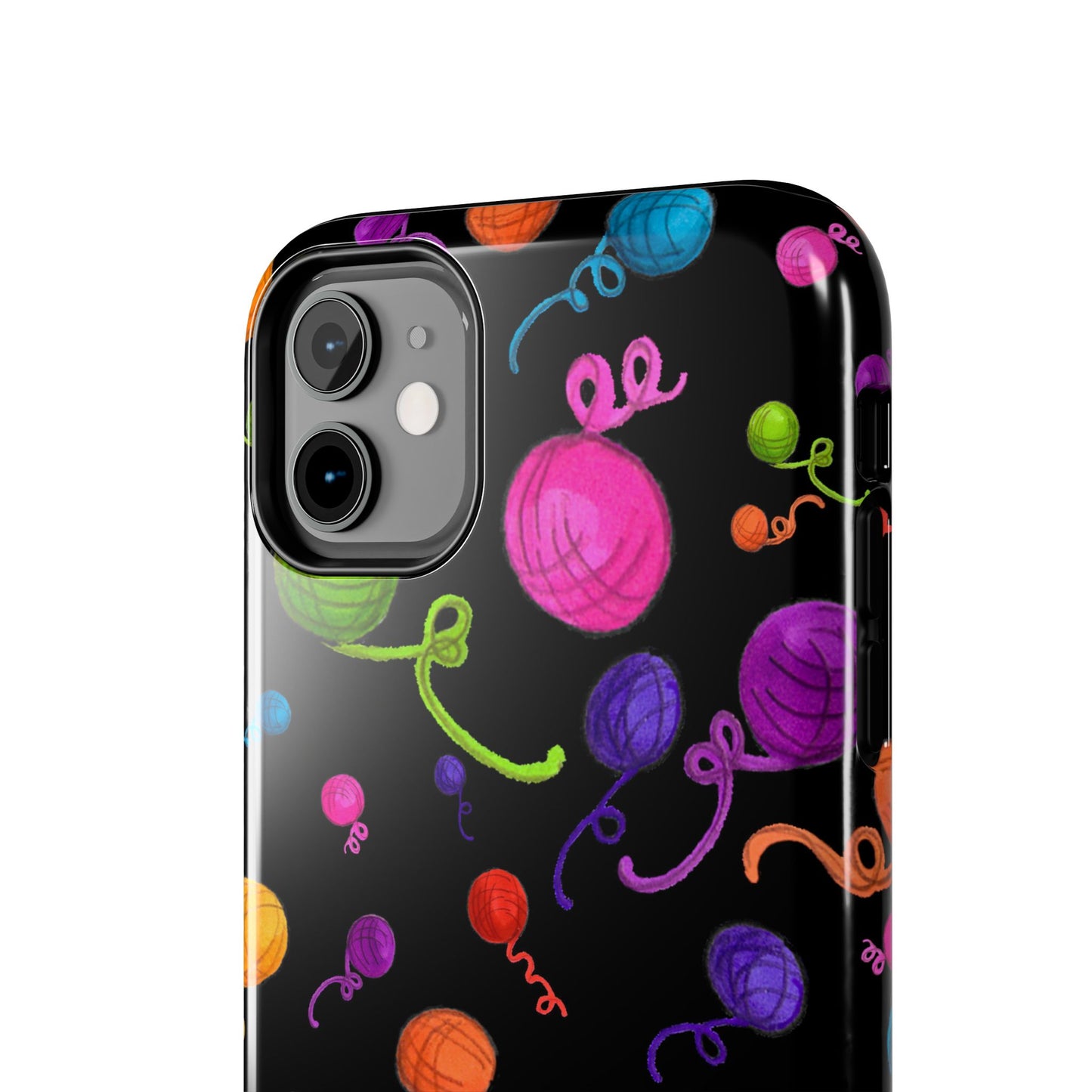 Yarniverse Black Phone Case