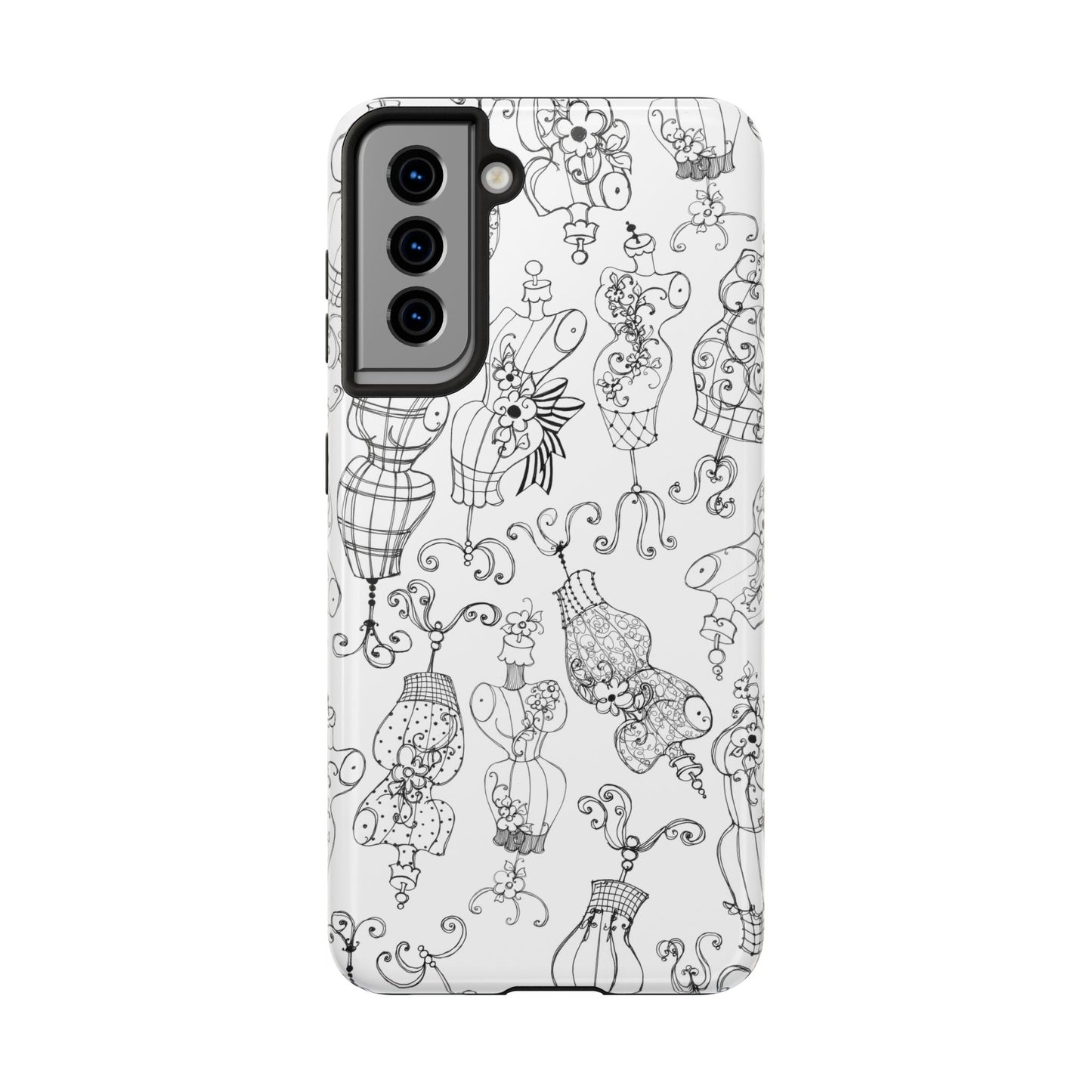 Mannequinique White / Black Phone Case