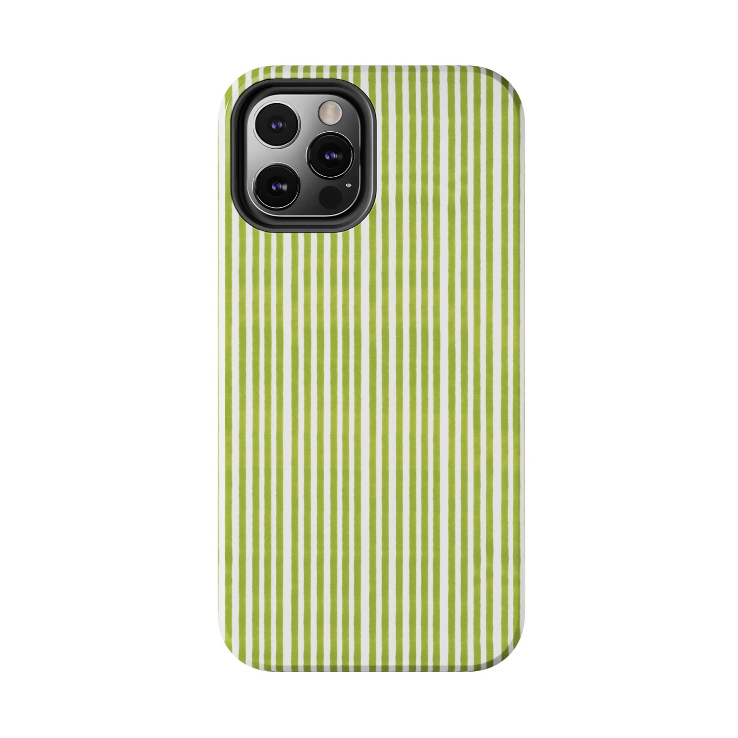 Lazy Stripe Lime Phone Case