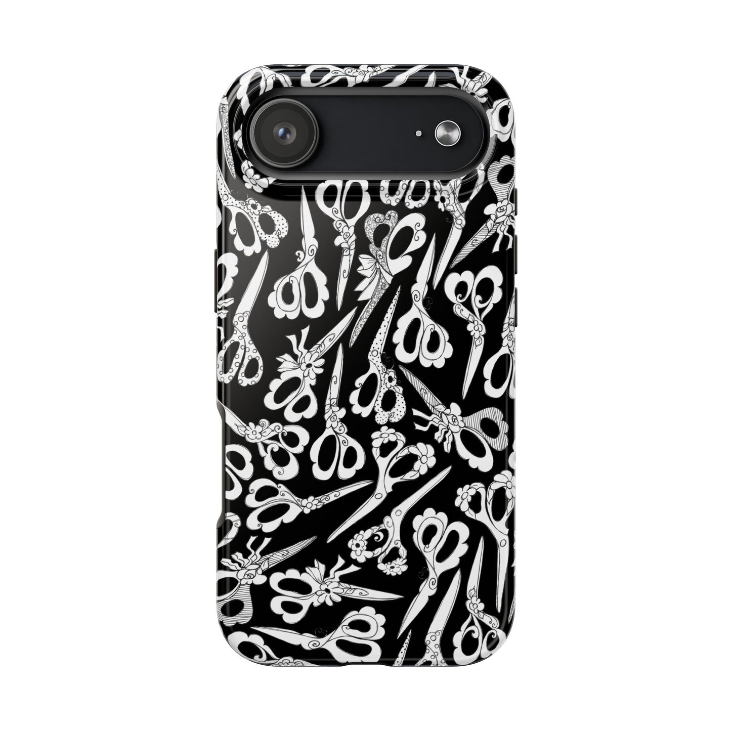 Scissor Blizzard Black Phone Case