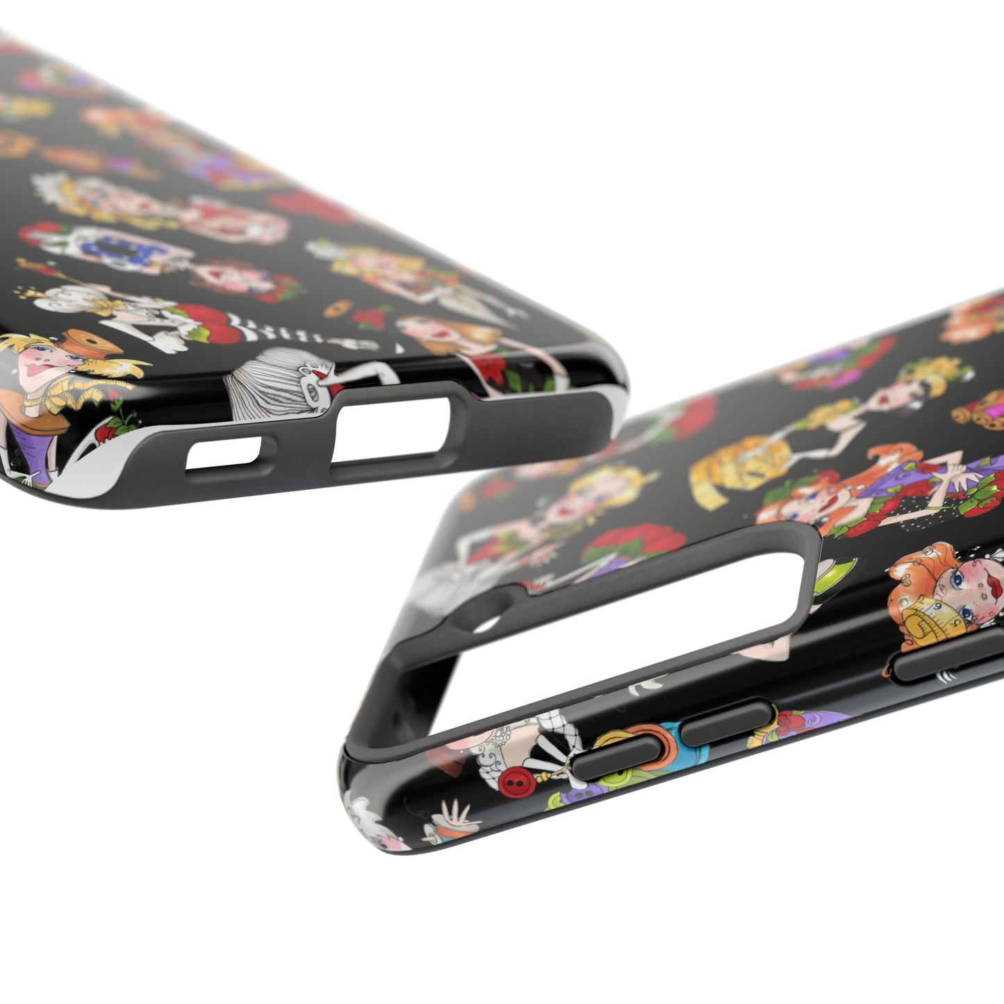 Curious Toss Black Phone Case