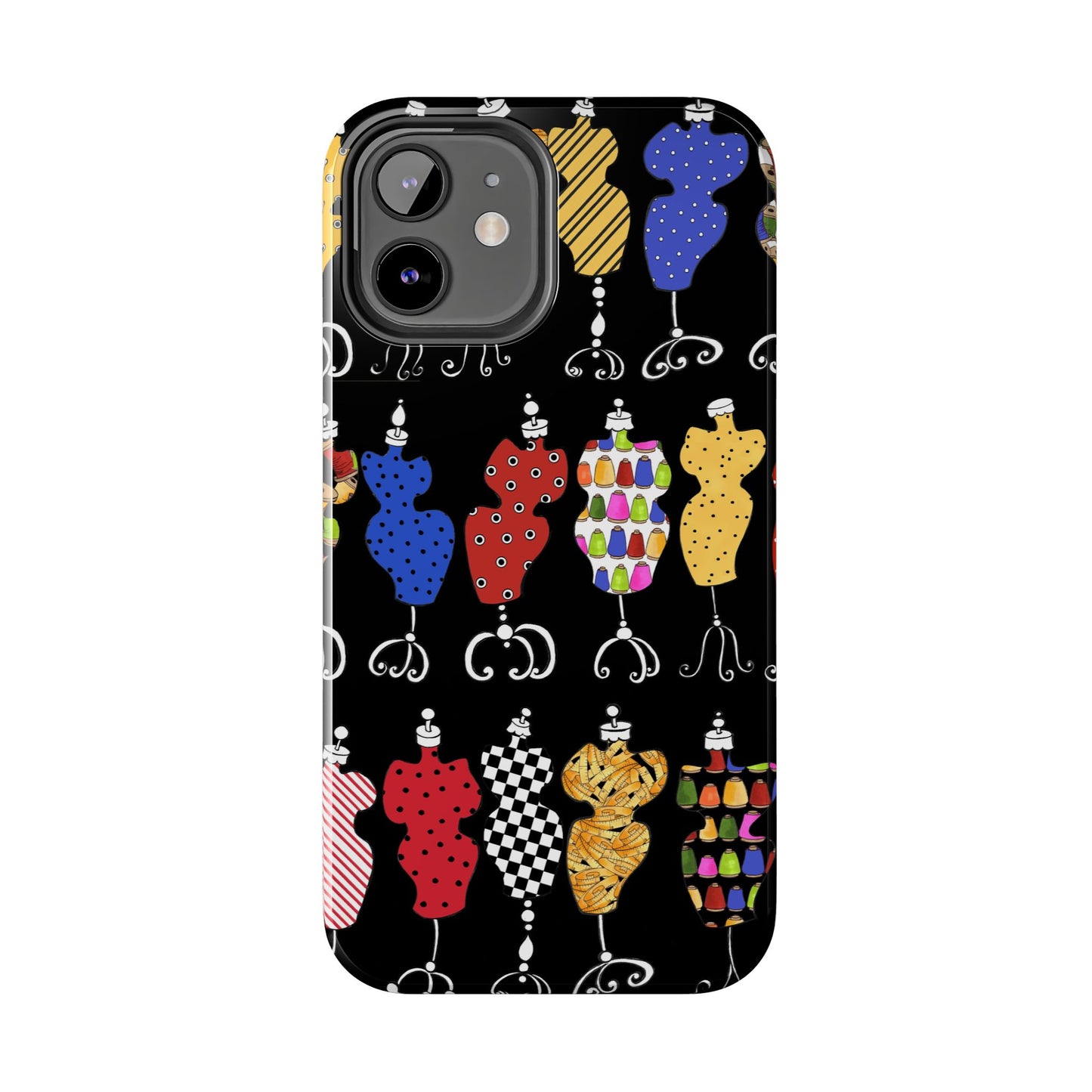 Go Figure Black / Multi Phone Case