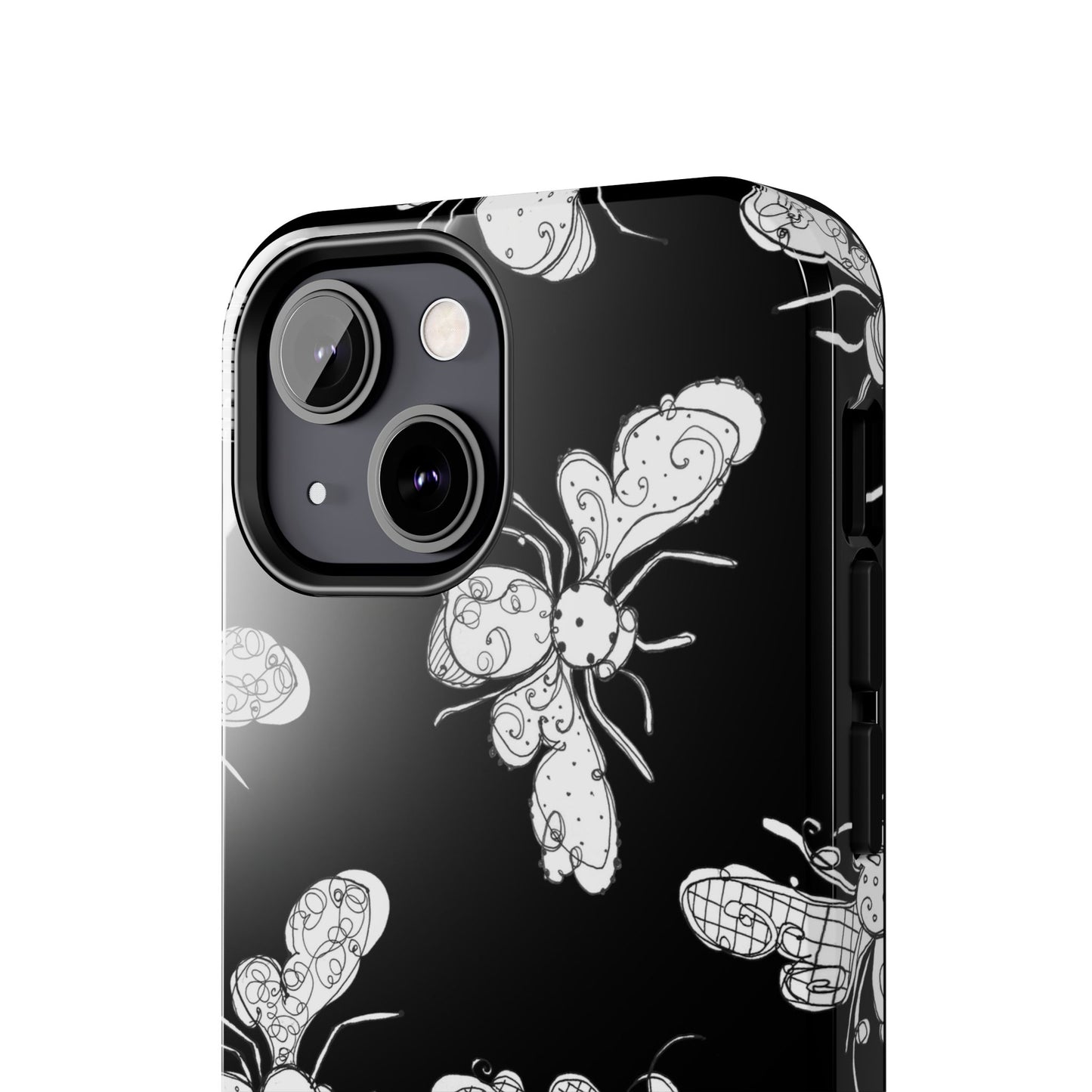 Busy Bee Black Phone Case