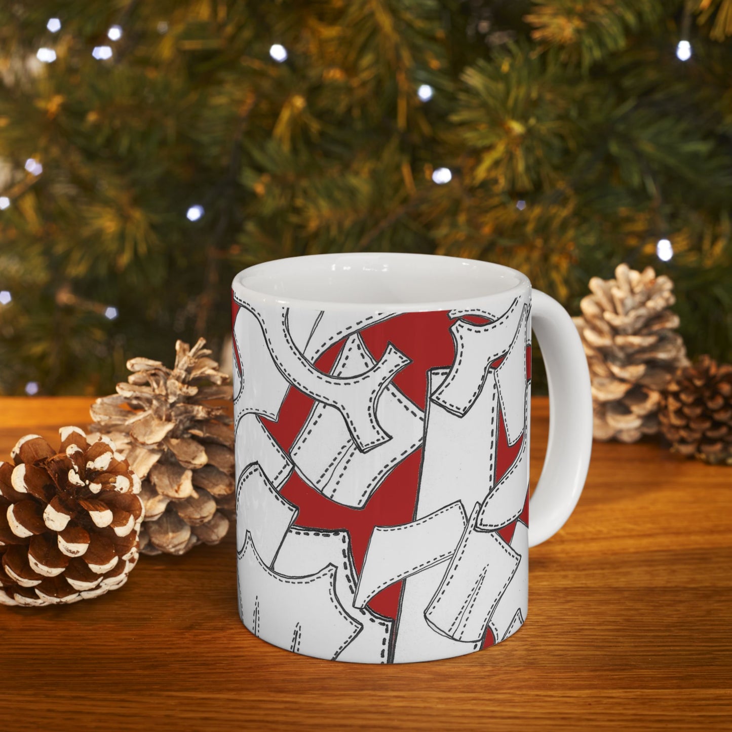 Pattern Pieces Red Cup