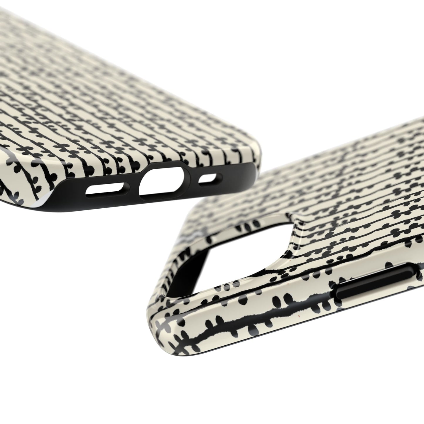 Loopy Stripe Bone Phone Case