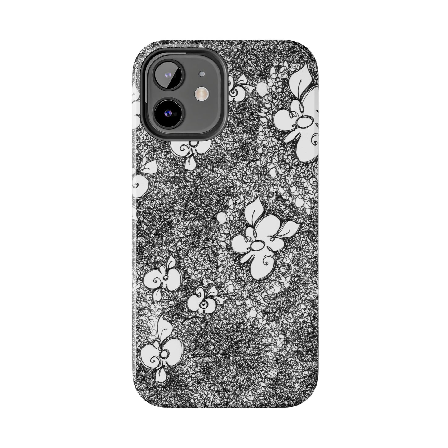 Flower Scribbles Phone Case