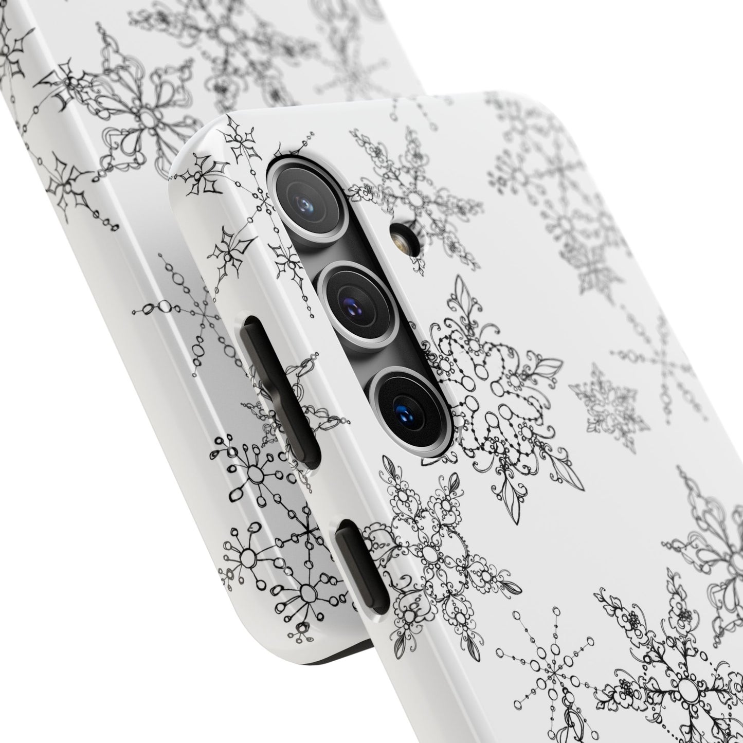 Random Flakes White Phone Case