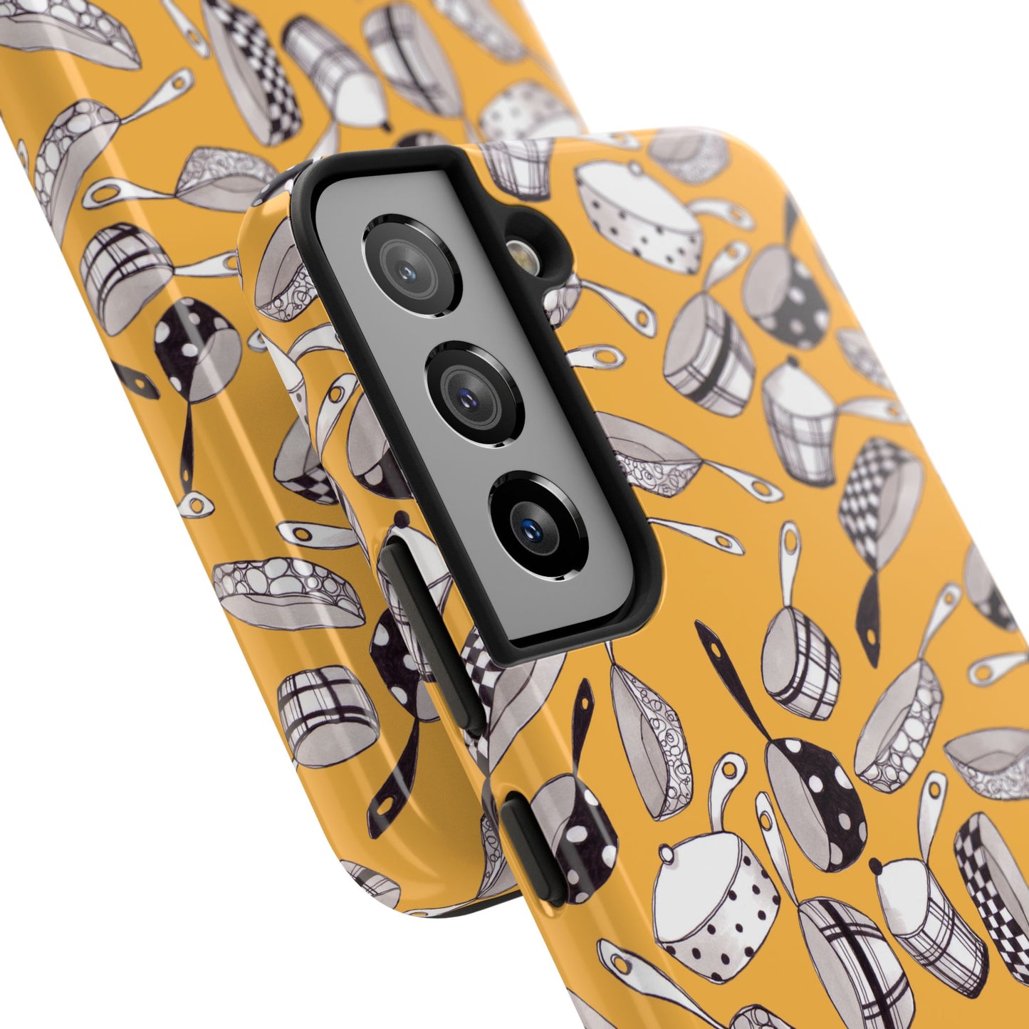 Pots & Pans Flyin' Yellow Phone Case