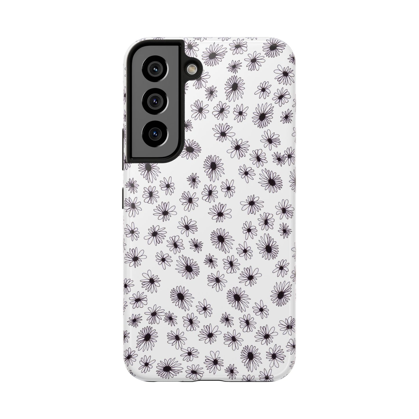 Random Daisy White / Black Phone Case
