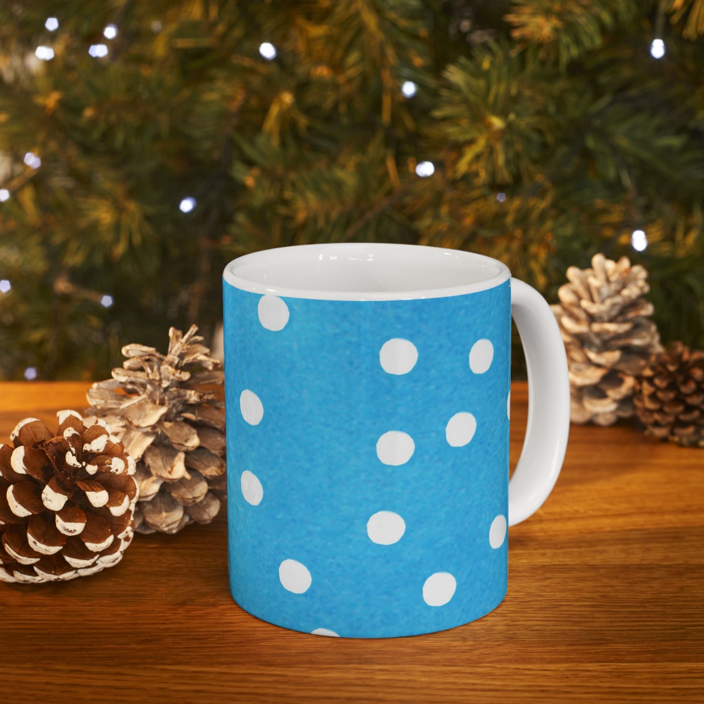 Plump Dots Turquoise Cup