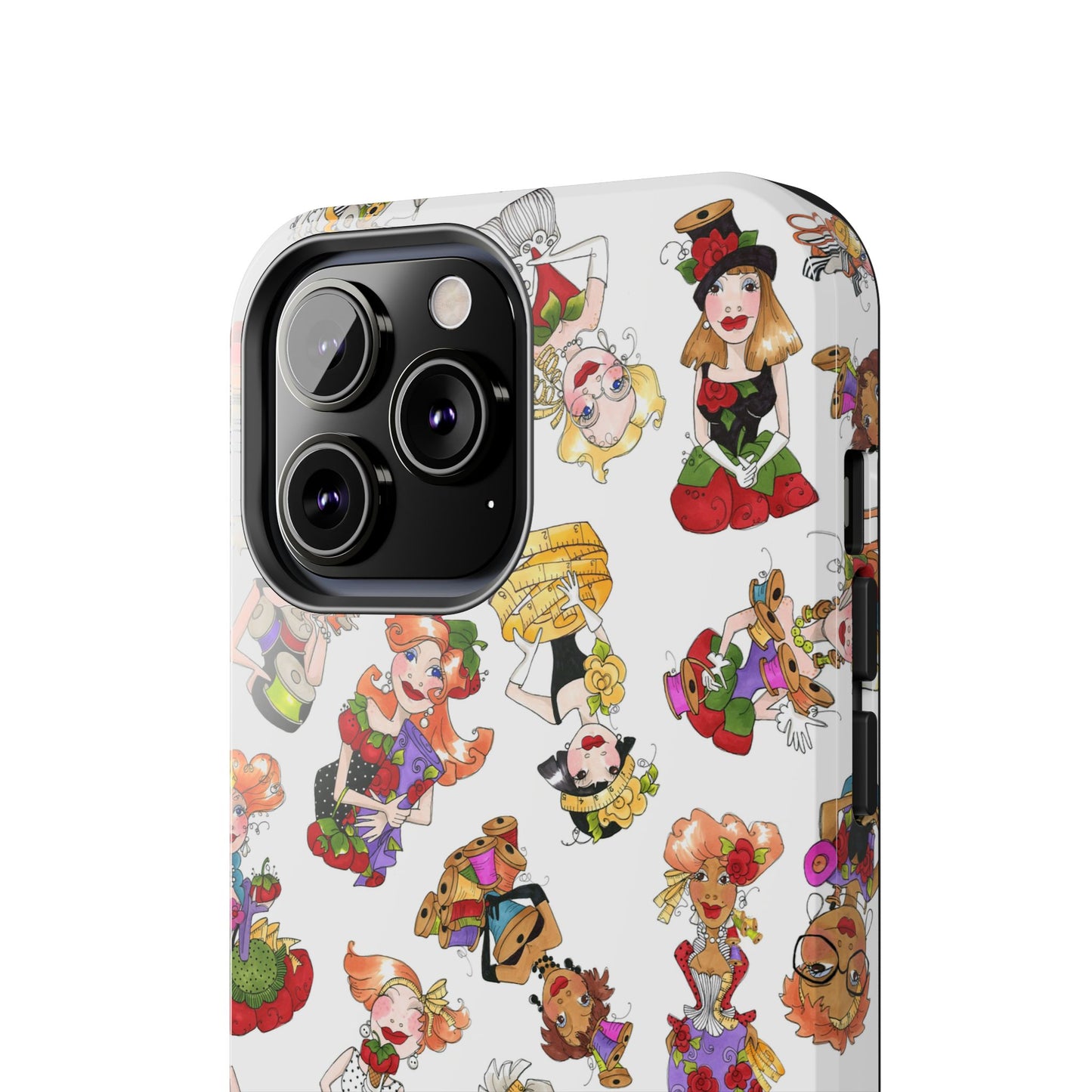 Curious Toss White Phone Case