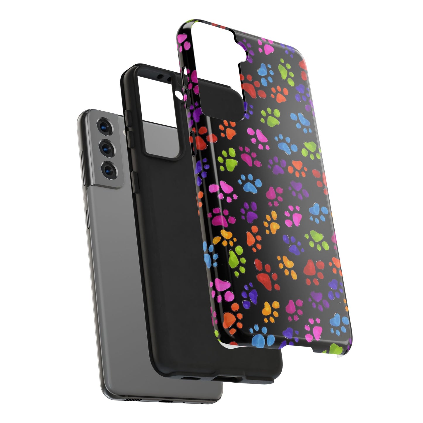 Fancy Paws Black Phone Case