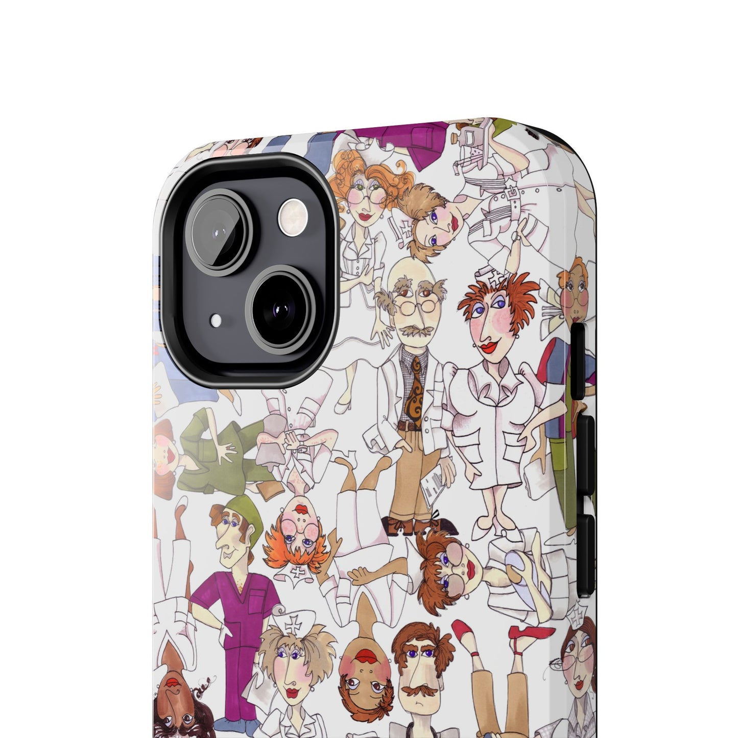 Diverse Nurse White Phone Case