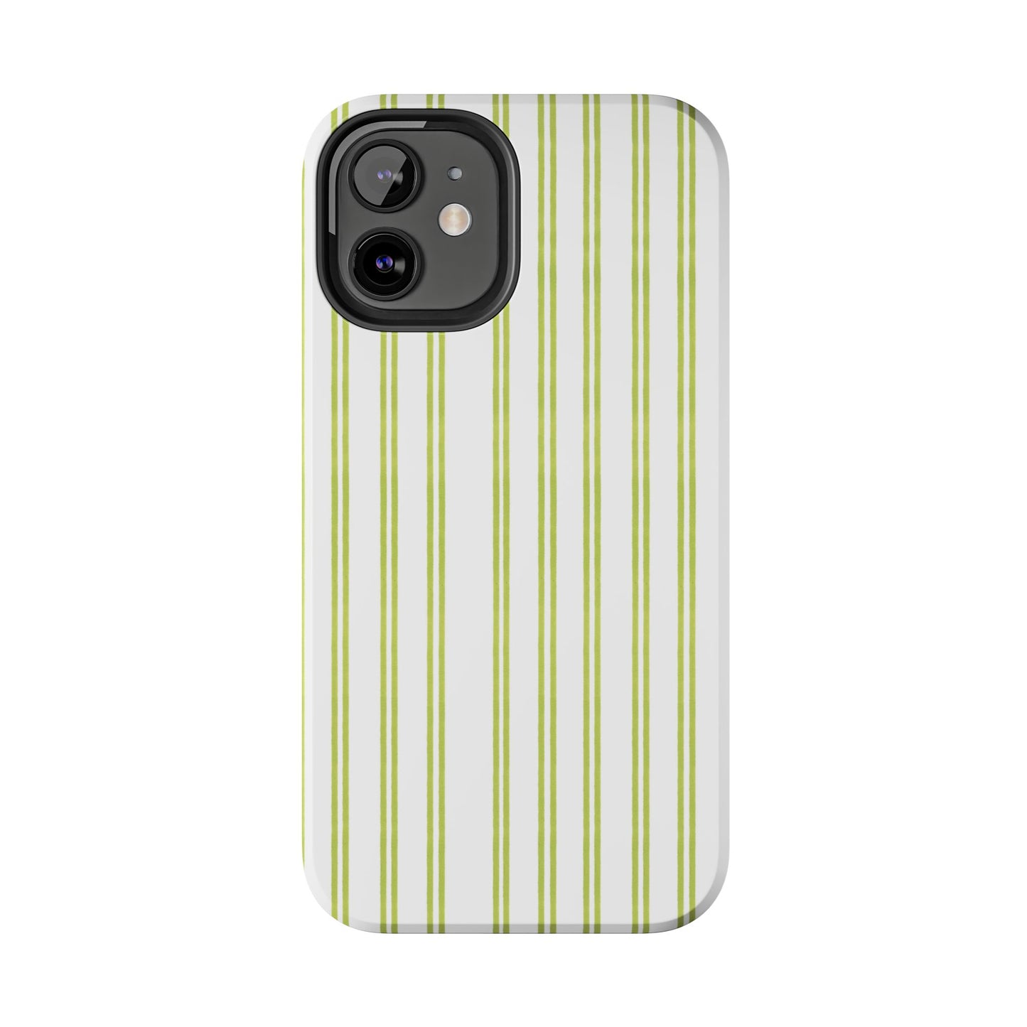 Green Double Stripe Phone Case