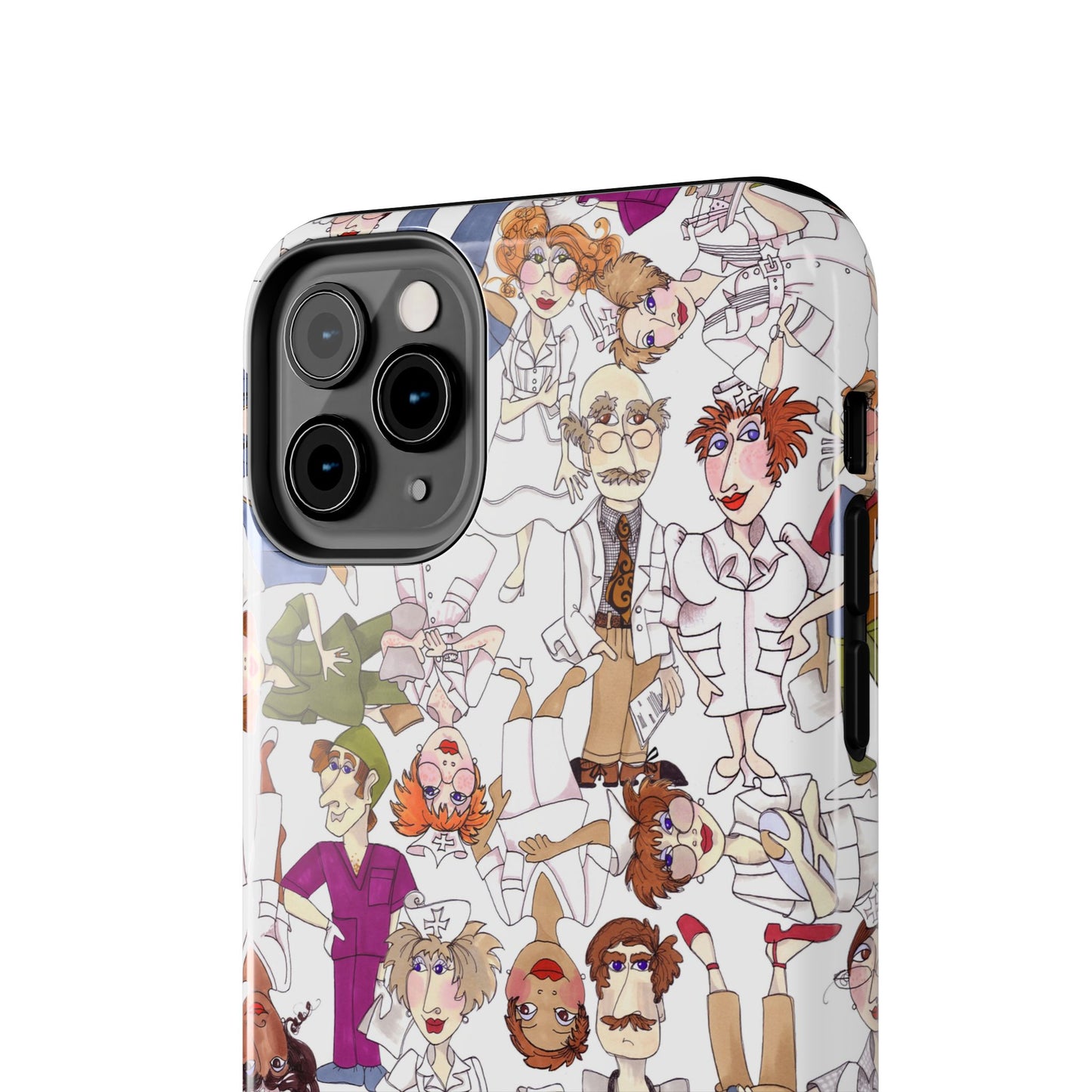 Diverse Nurse White Phone Case
