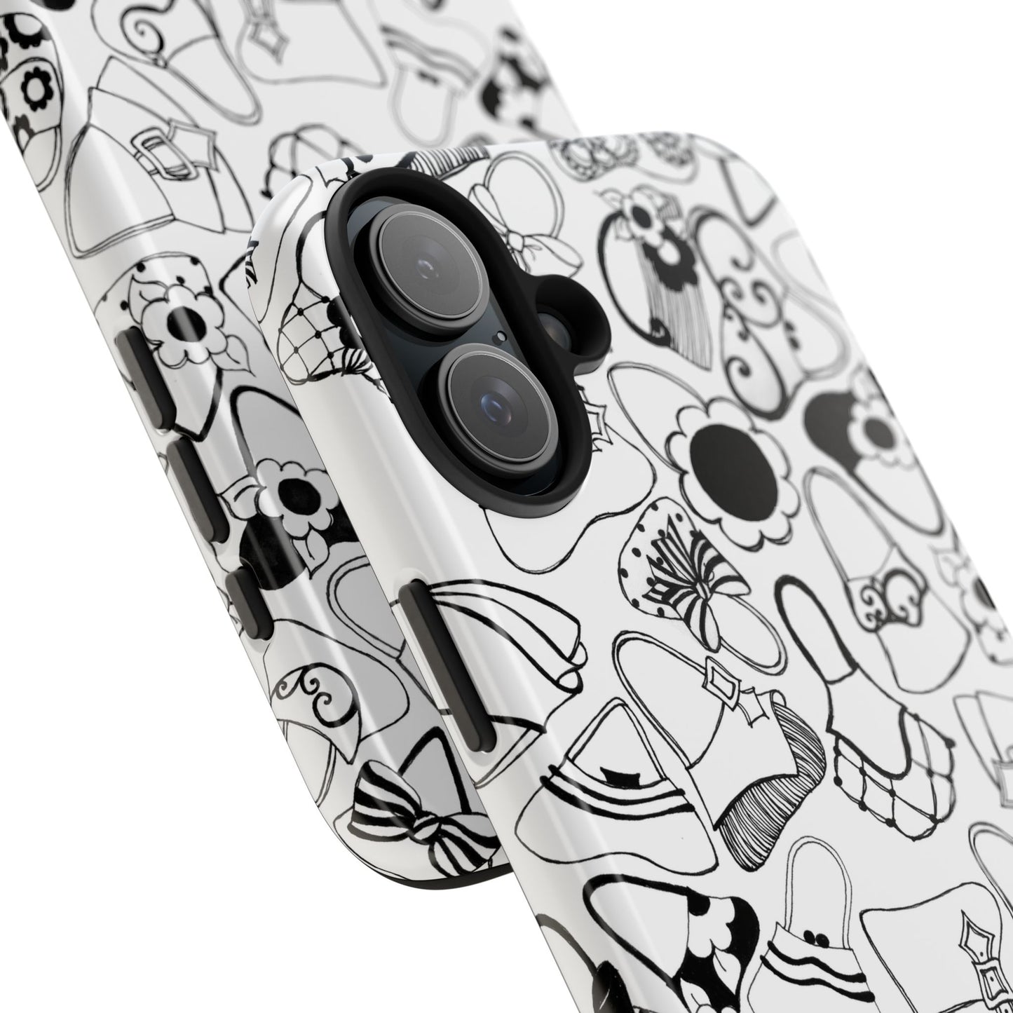 Handbags White / Black Phone Case