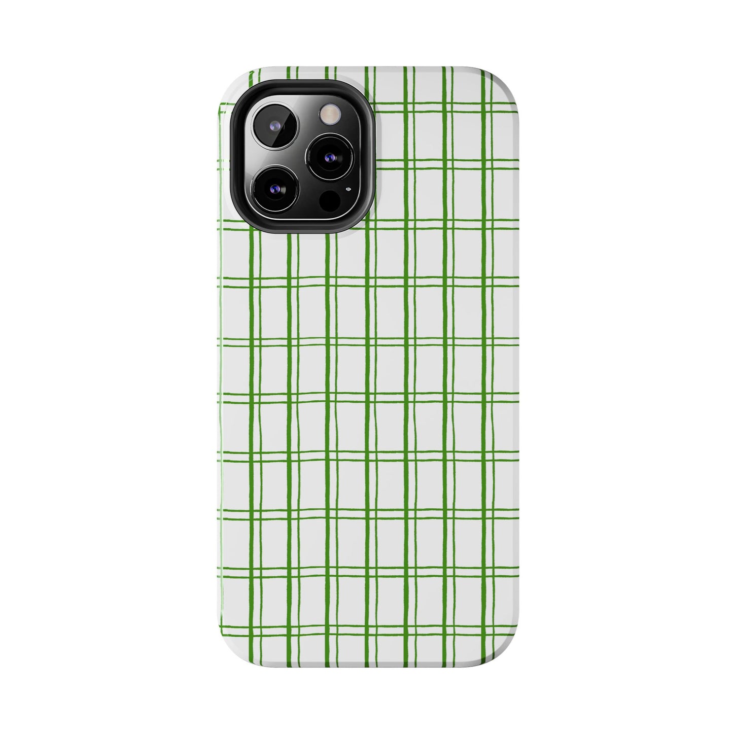 Kitchen Plaid White / Green Phone Case