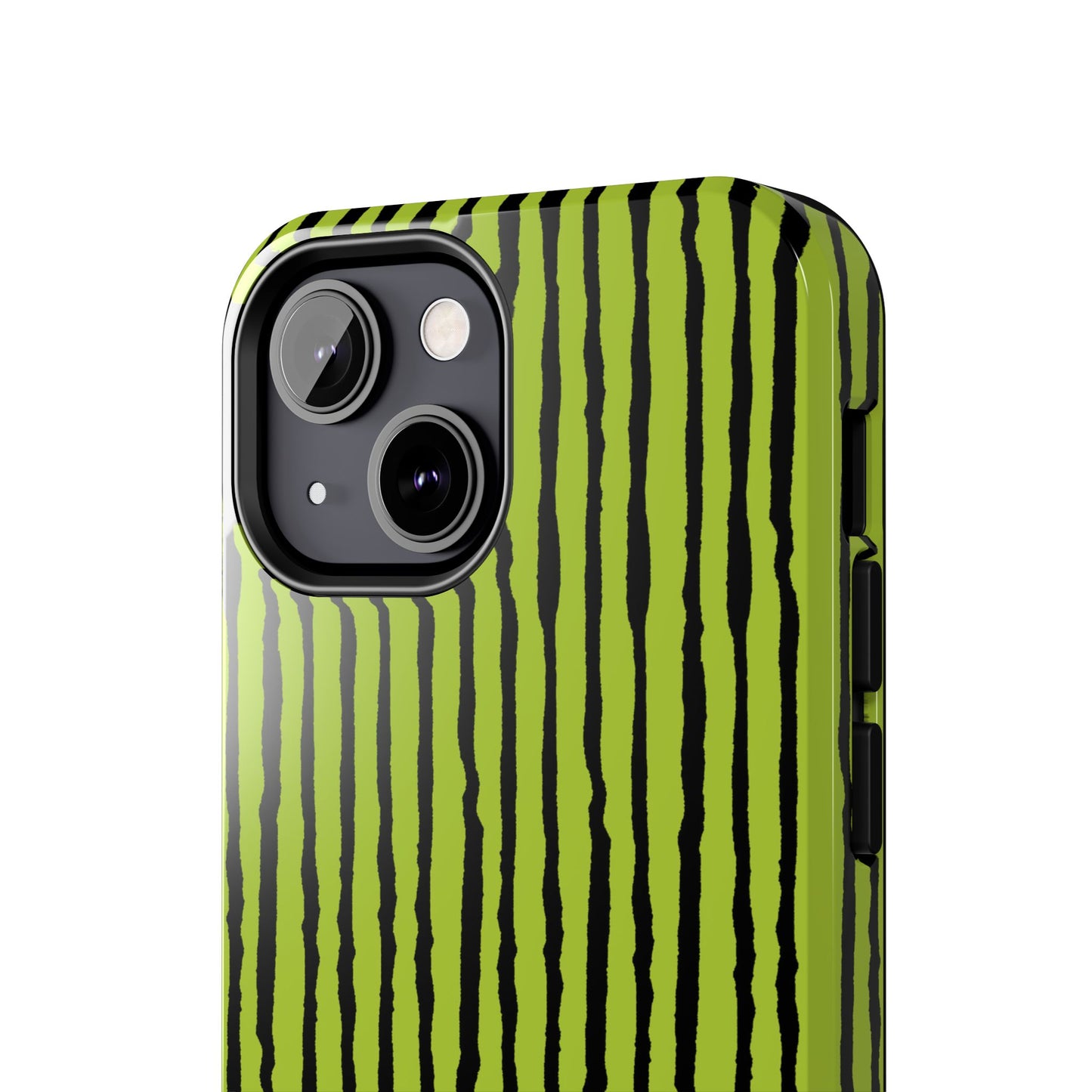 Sorta Stripe Green / Black Phone Case