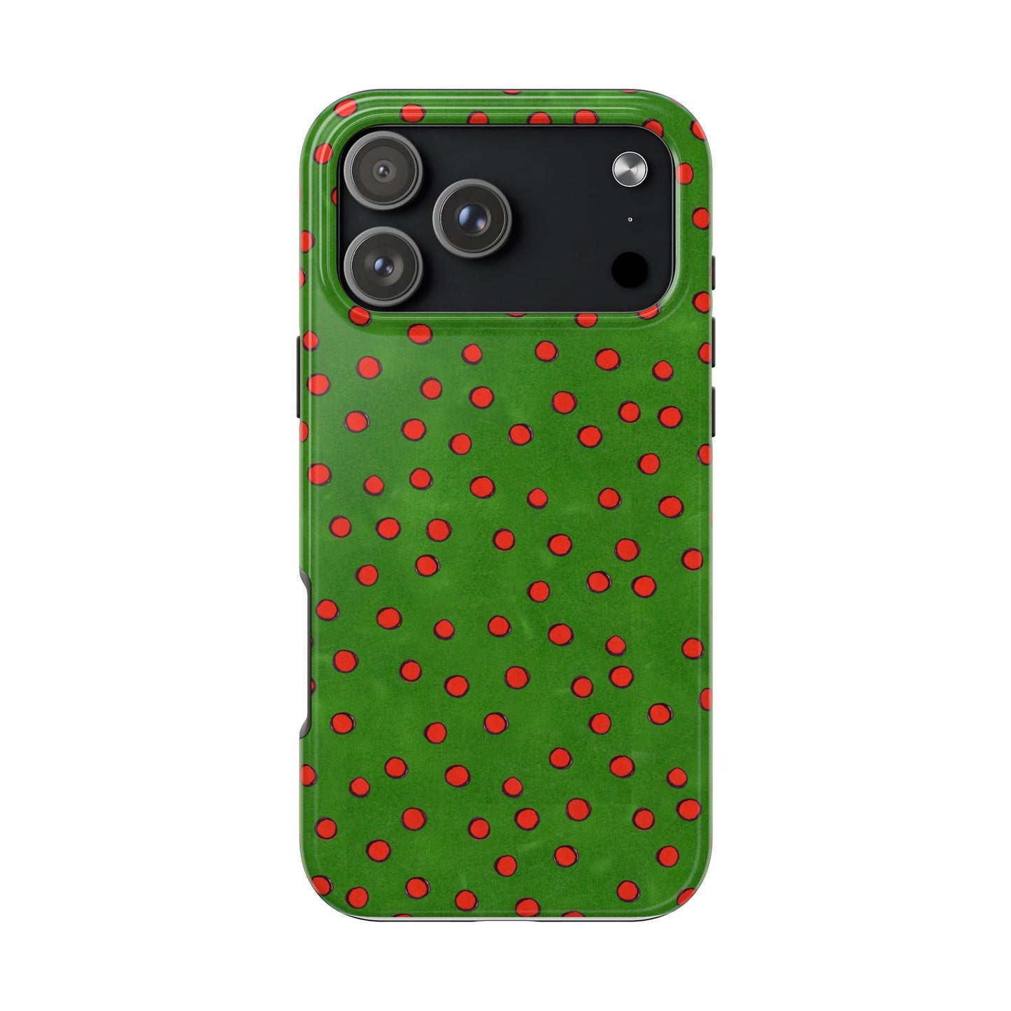 Dinky Dots Green / Red Phone Case