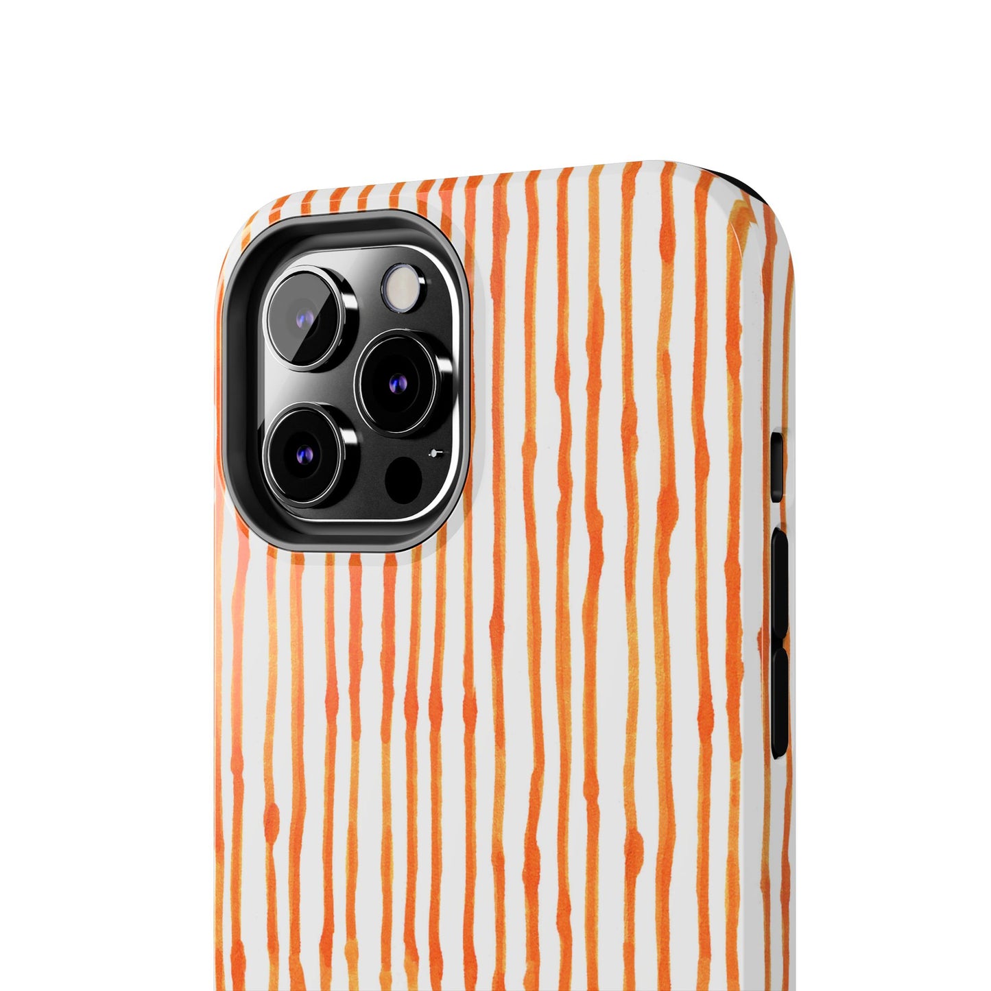 Faux Seersucker Orange / White Phone Case