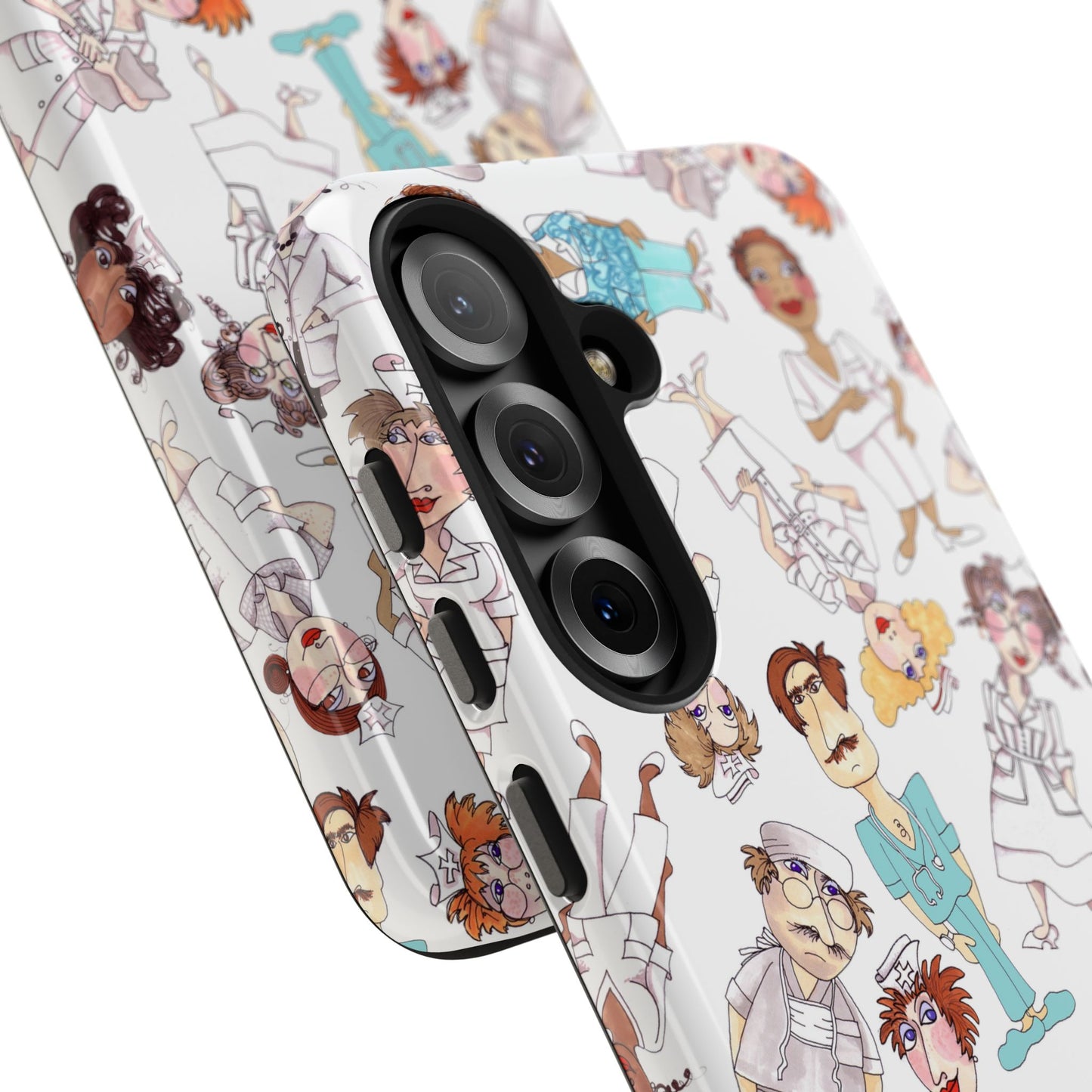 Happy Staff White Phone Case