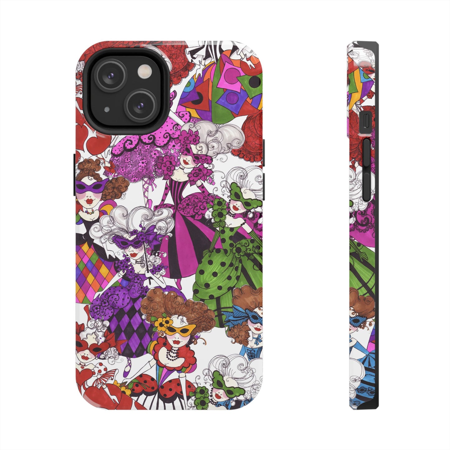 Crowded Dance Floor White Phone Case