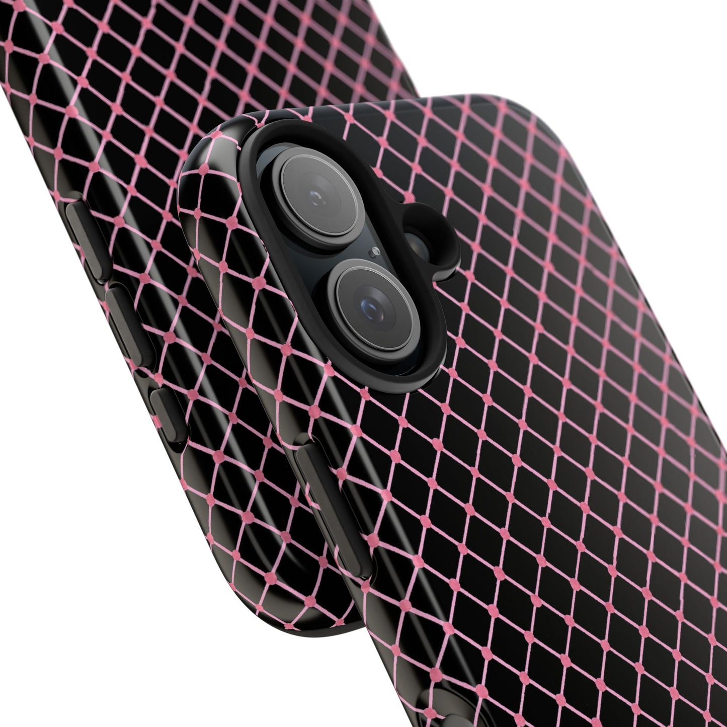 Cyclone Fence Black / Pink Phone Case