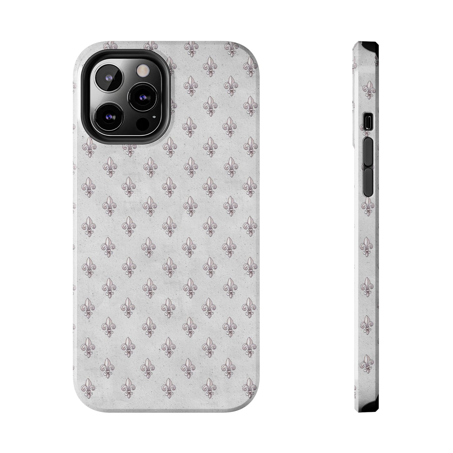 Fleurs Silver Phone Case