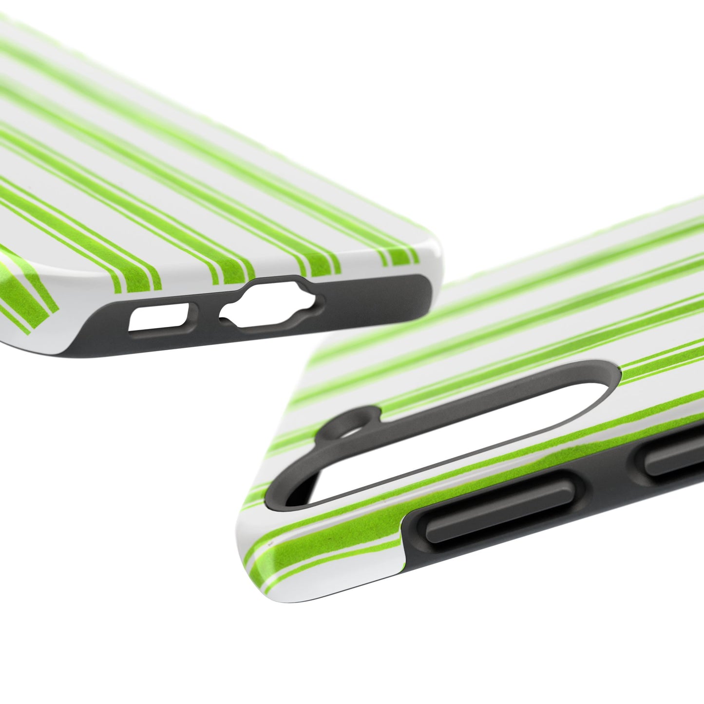 Awning Stripe Lime Phone Case