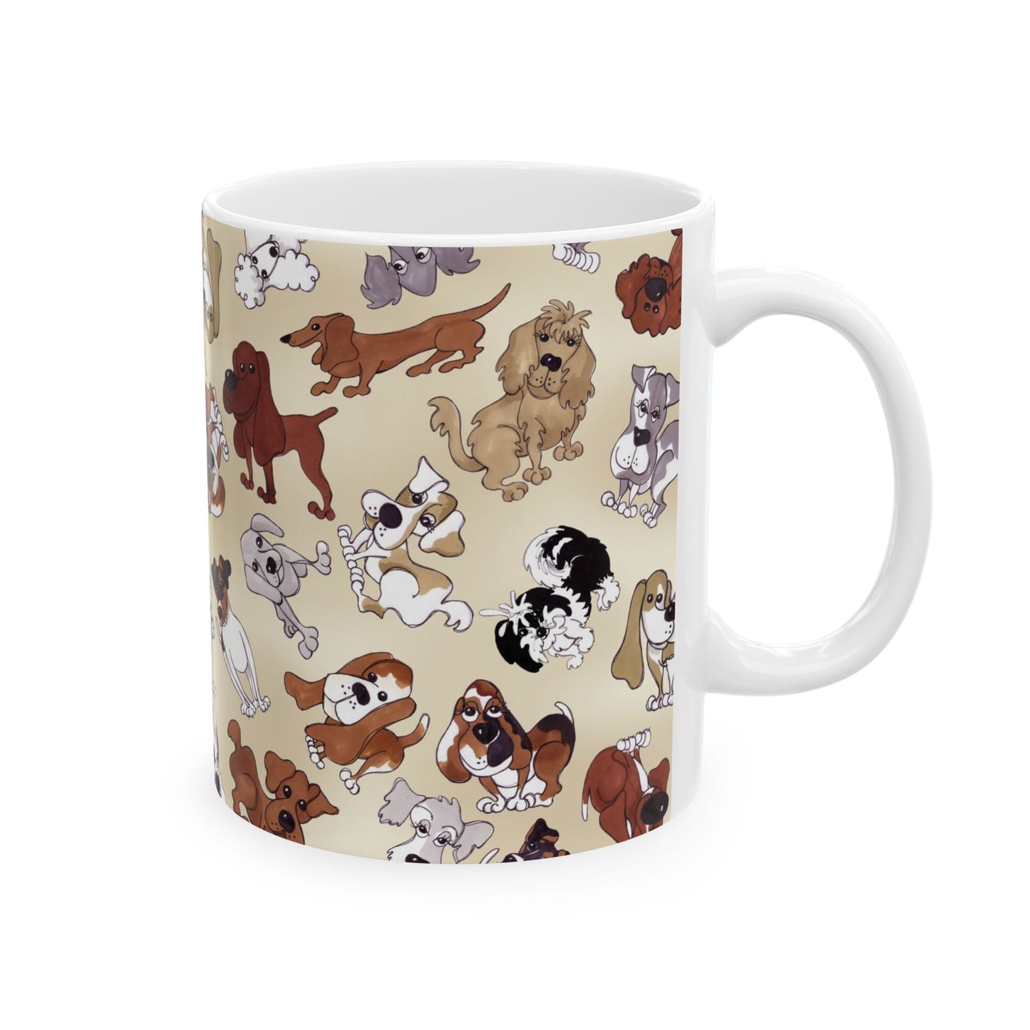 Tossed Doggies Bone Cup