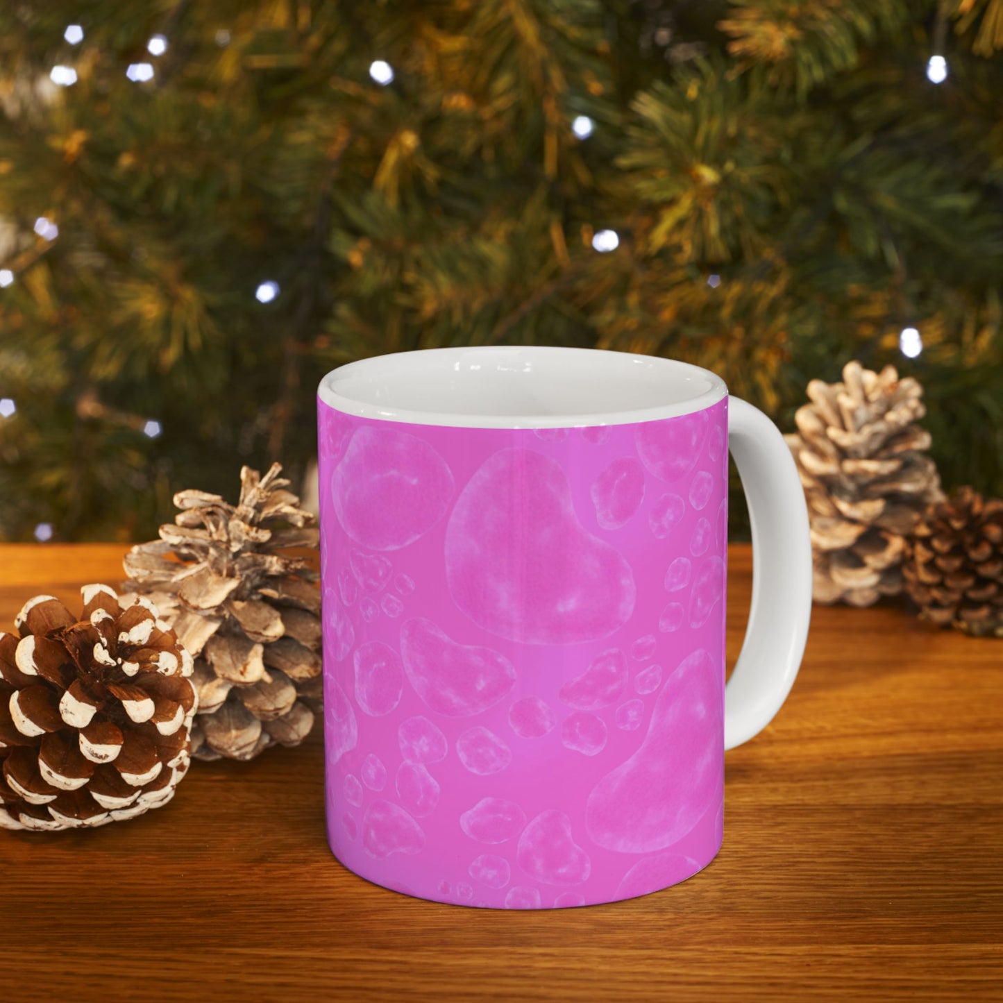 Paw Dots Cerise Cup