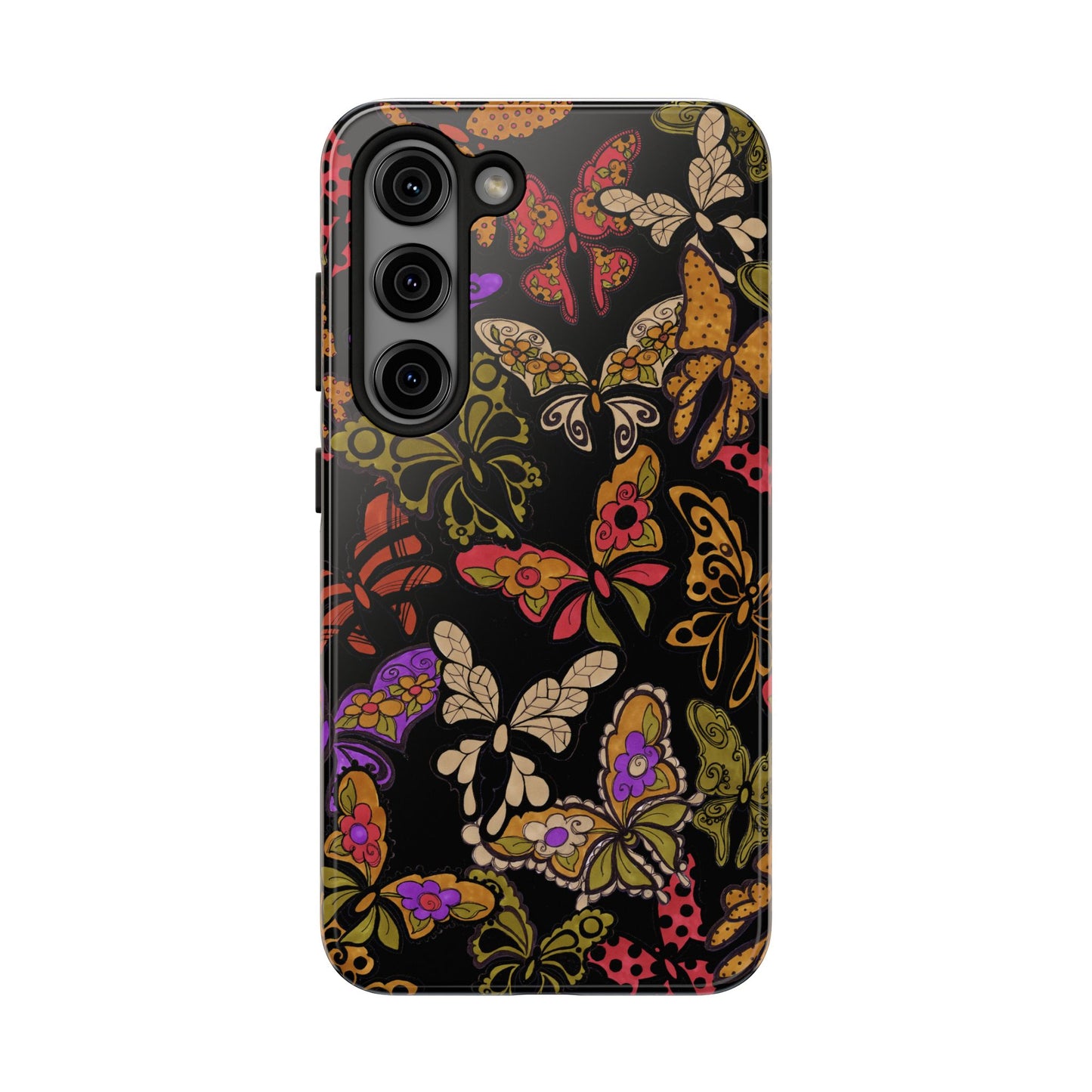 Flighty Black Phone Case